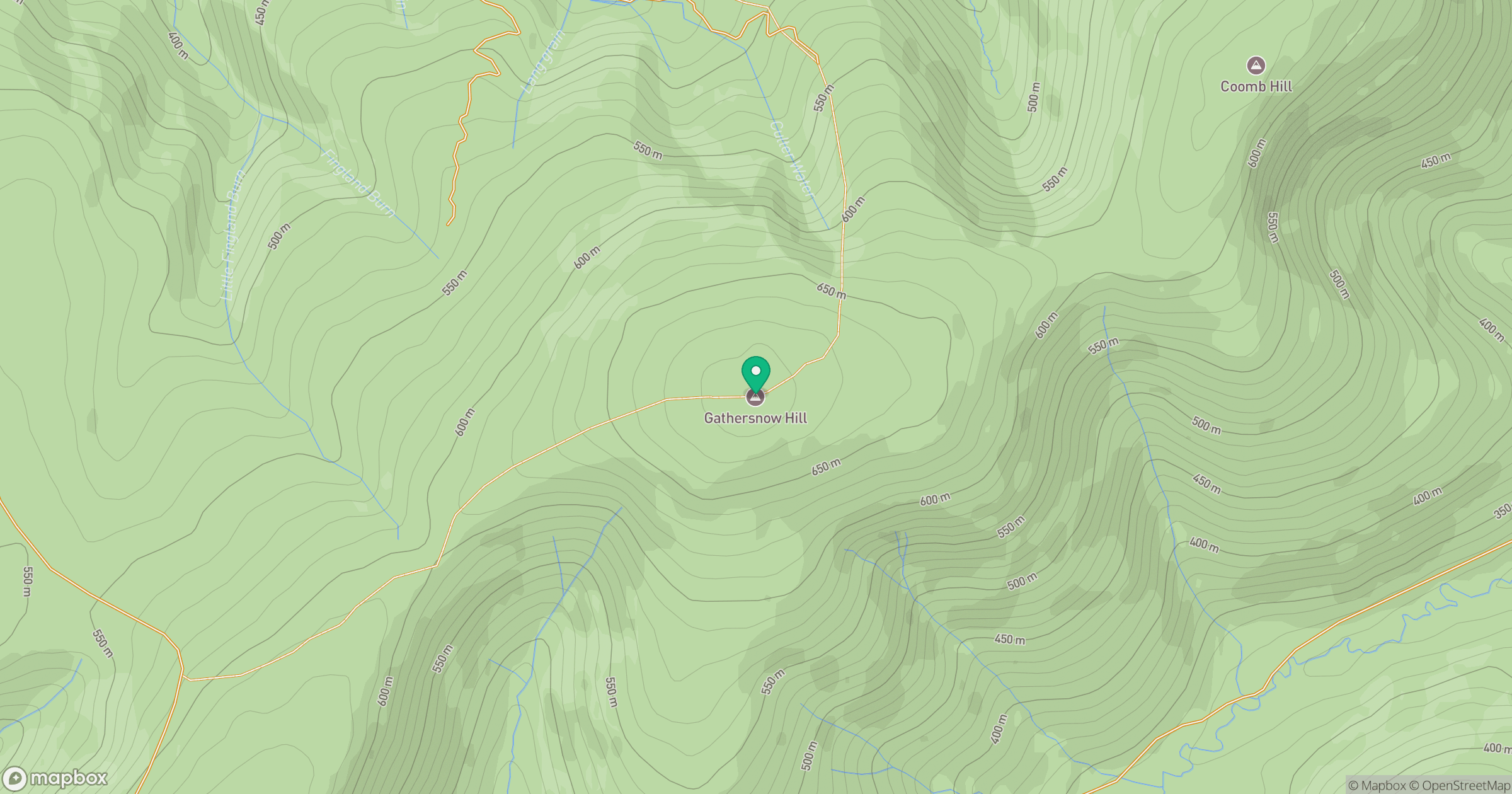 Gathersnow Hill location map