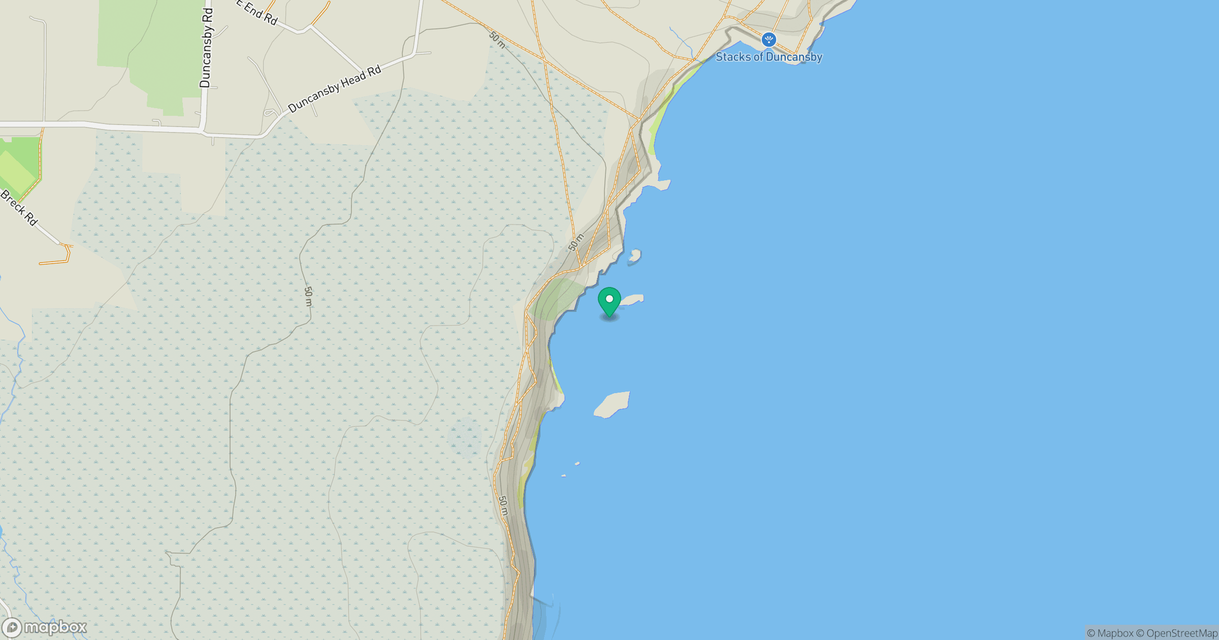 North Stack of Duncansby location map