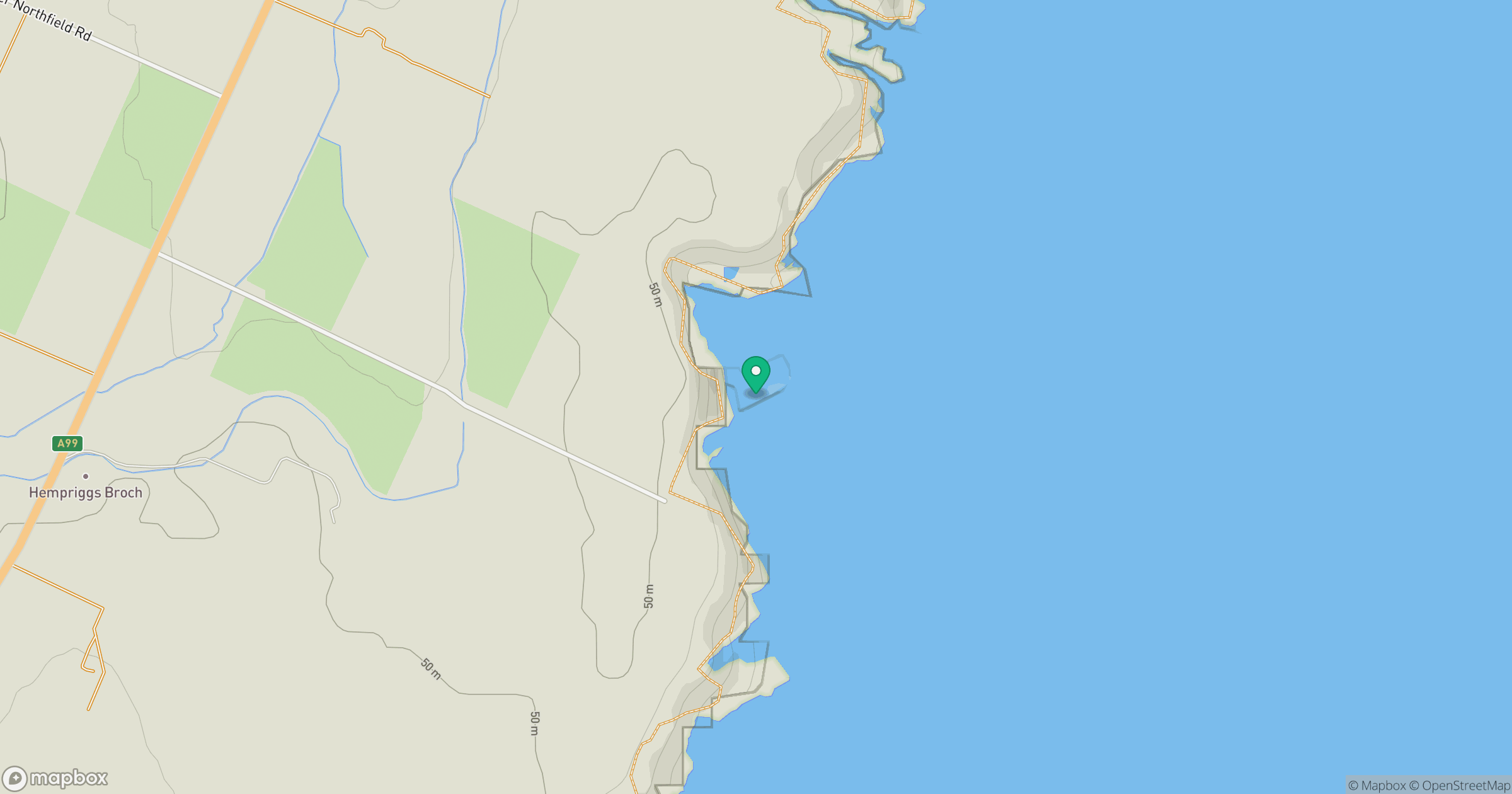 South Stack location map