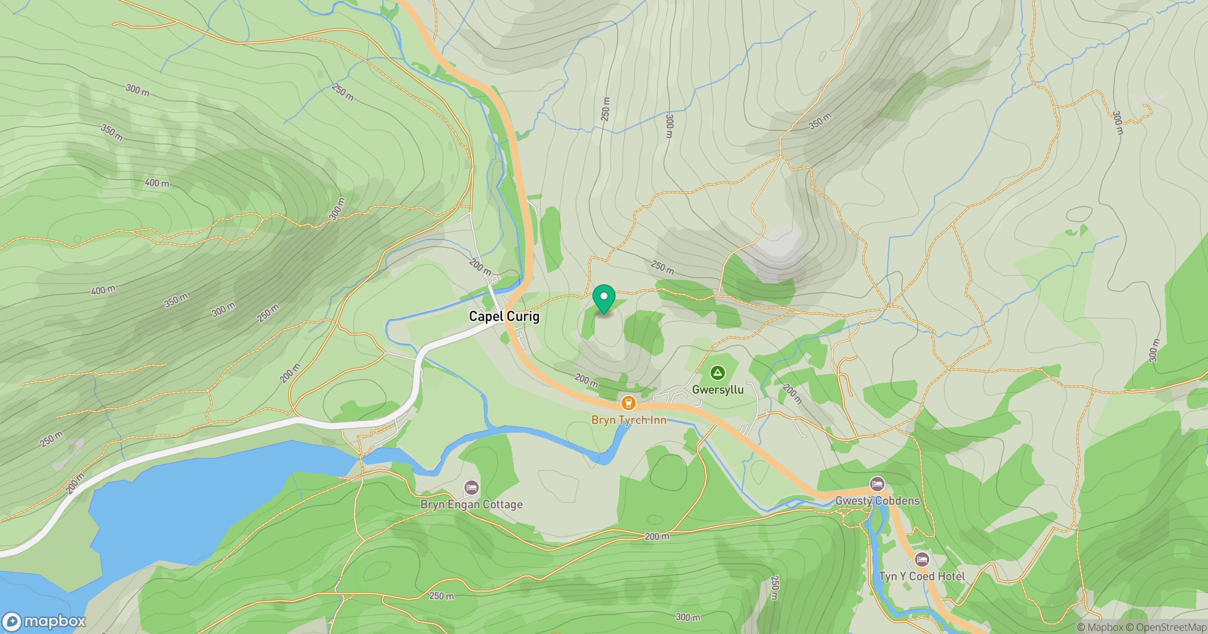 Y Pincin location map