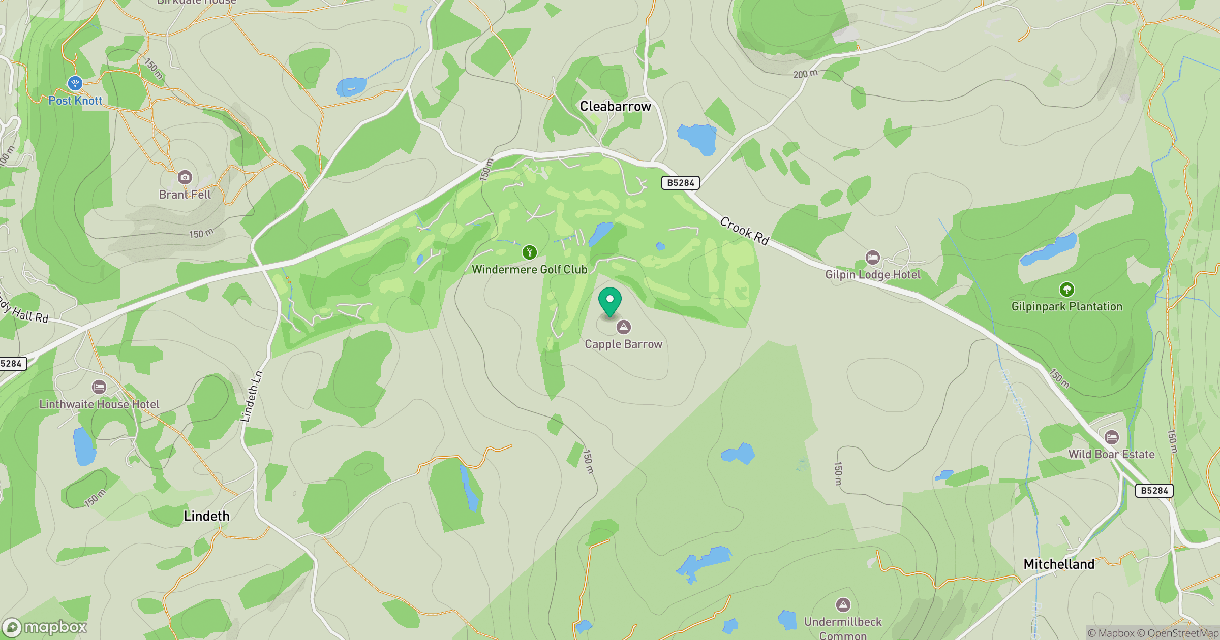 Capple Barrow location map
