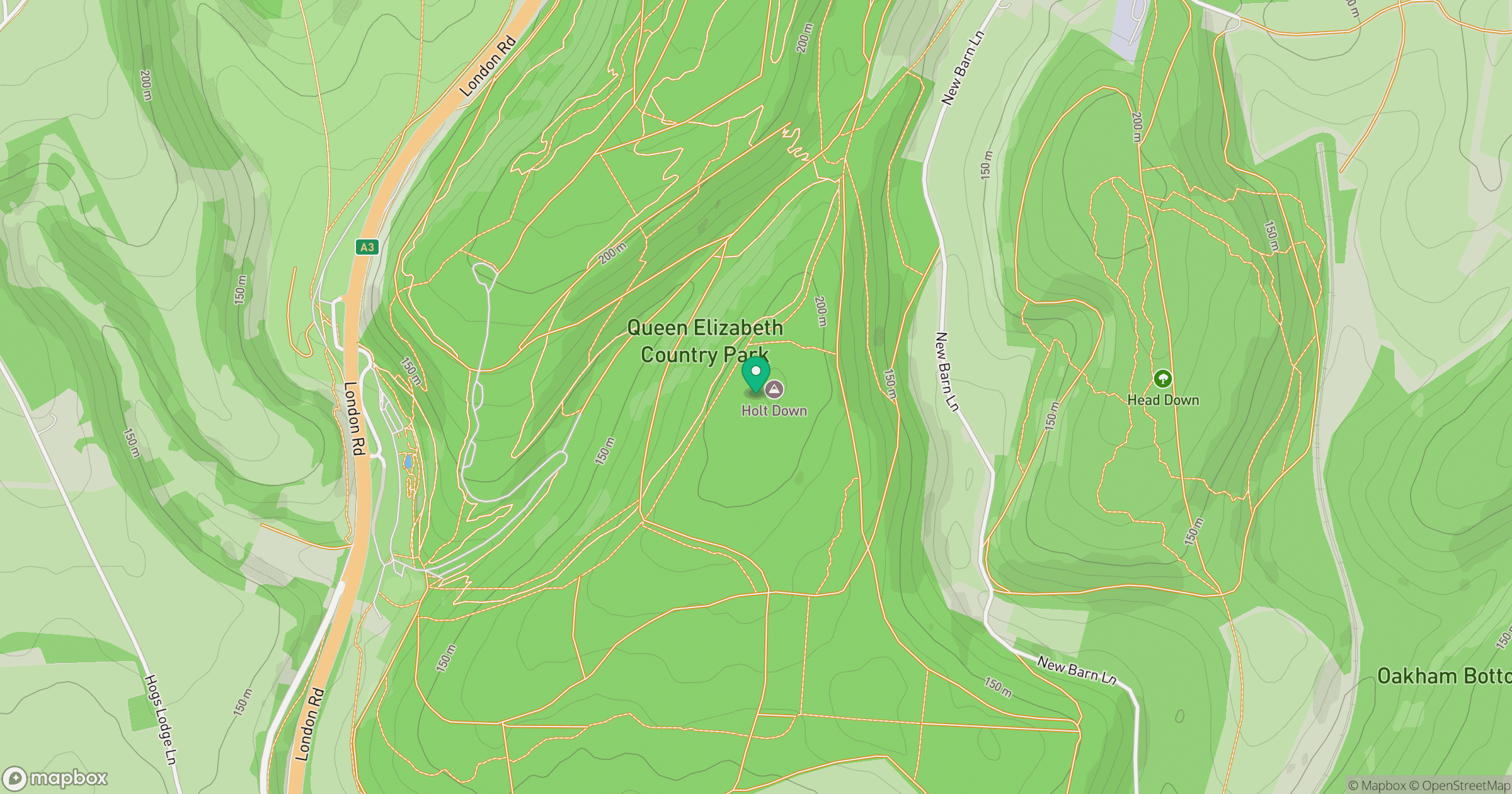 Holt Down location map