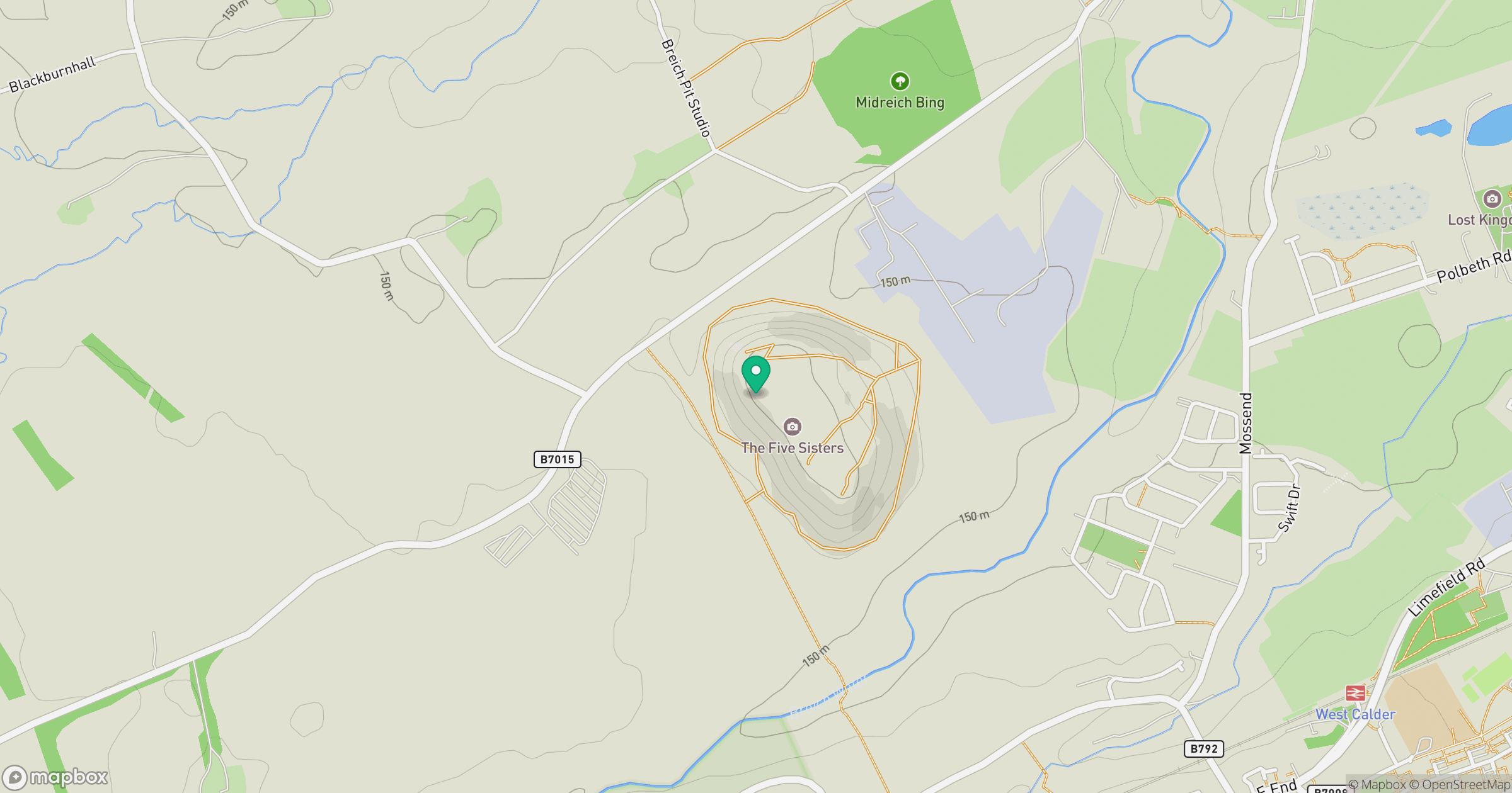 Five Sisters Bing location map