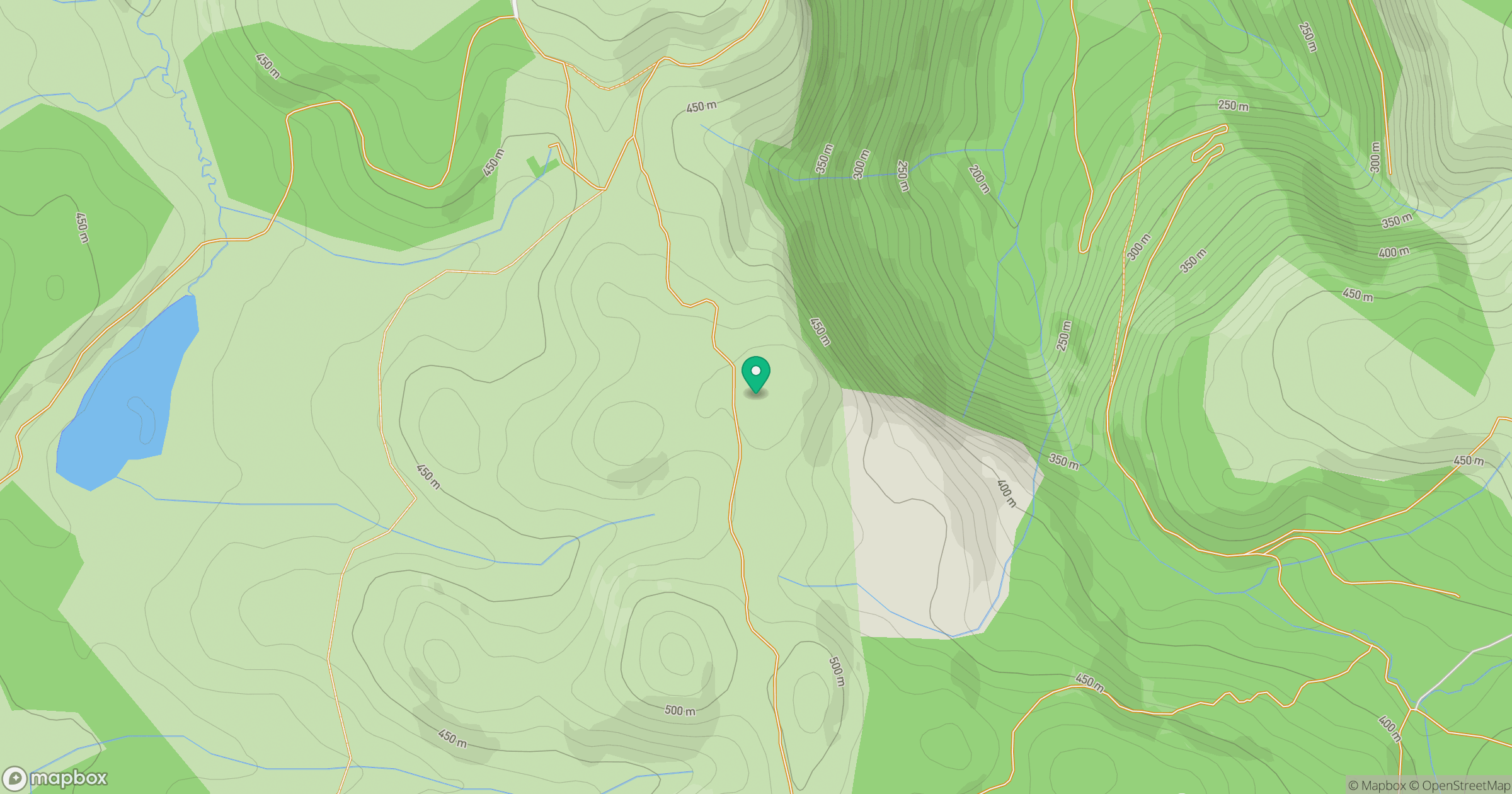 Creigiau Bwlch Hyddgen location map
