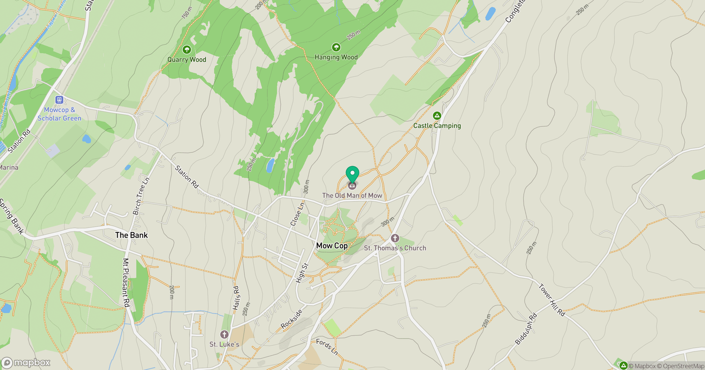 Old Man of Mow location map