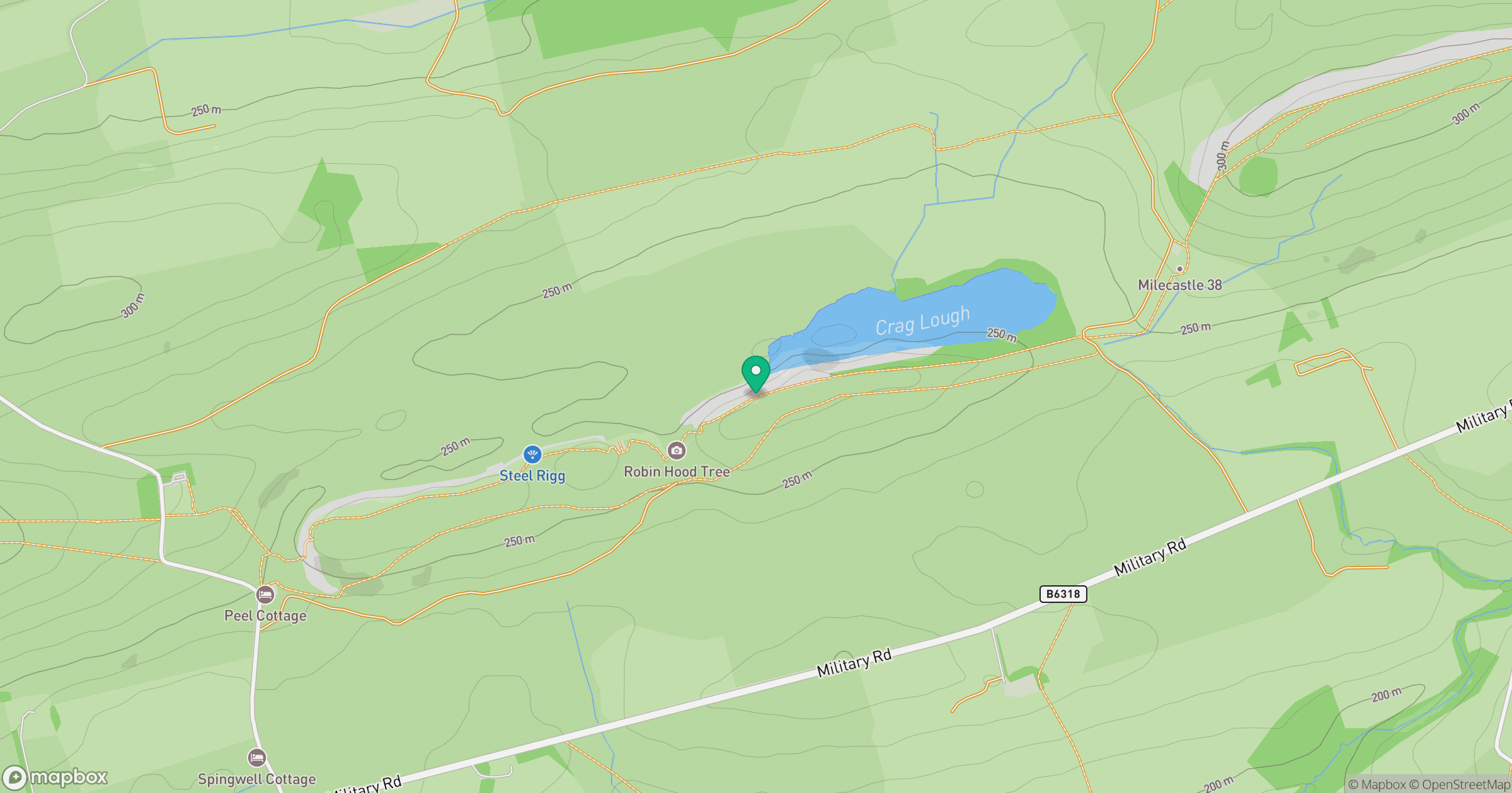 Highshield Crags location map