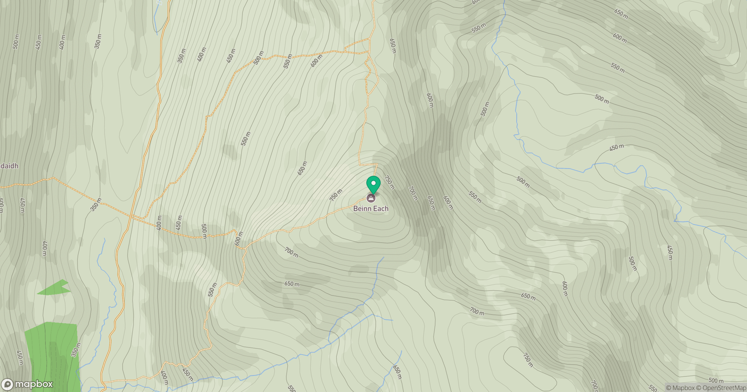 Beinn Each location map