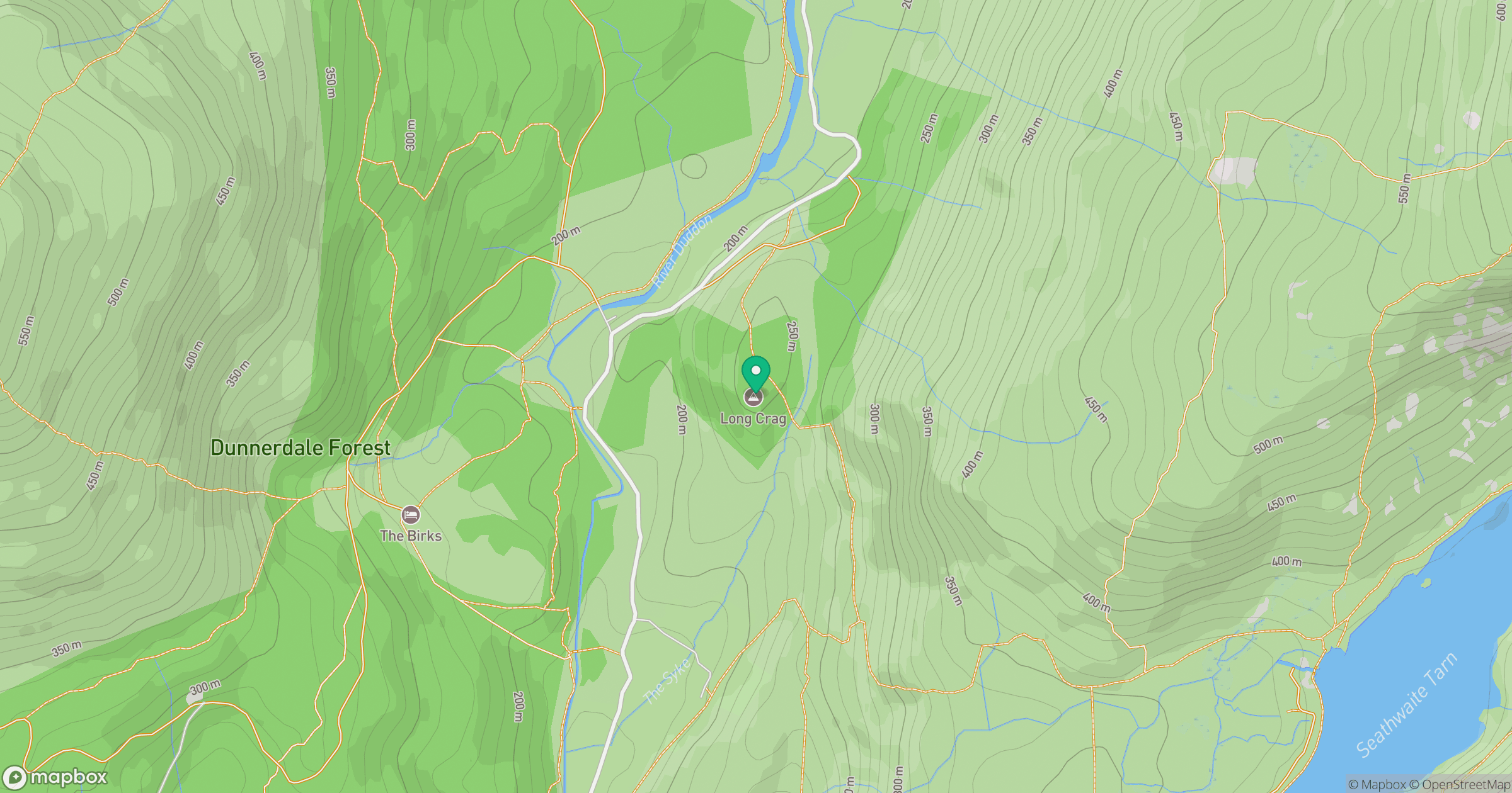 Long Crag location map