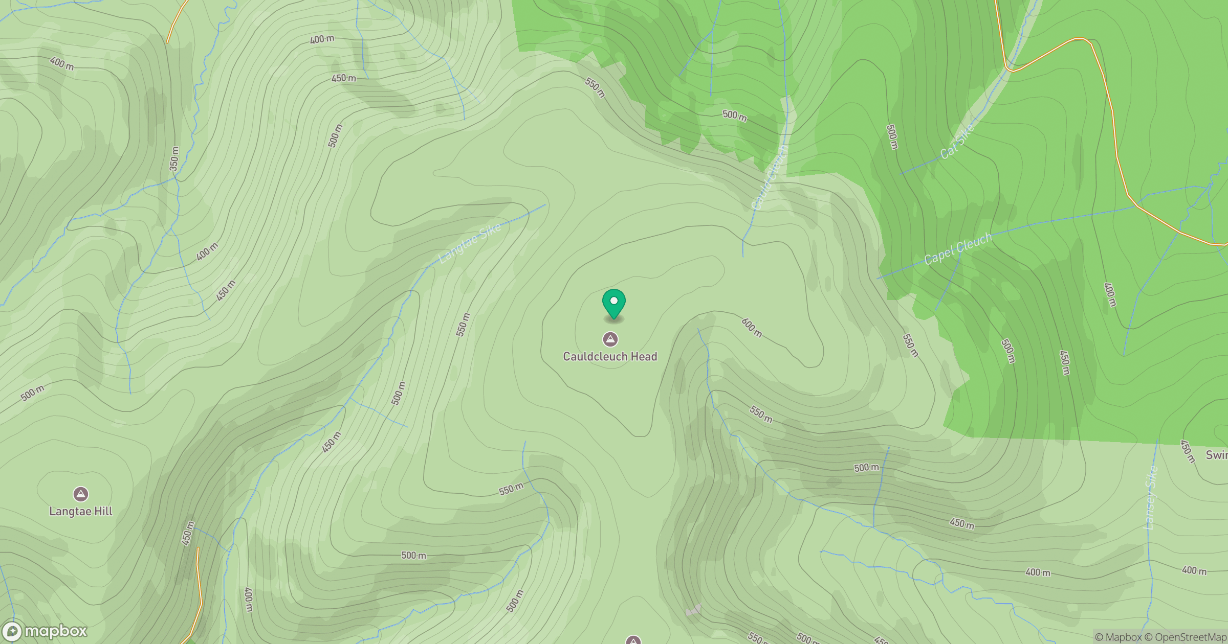 Cauldcleuch Head location map