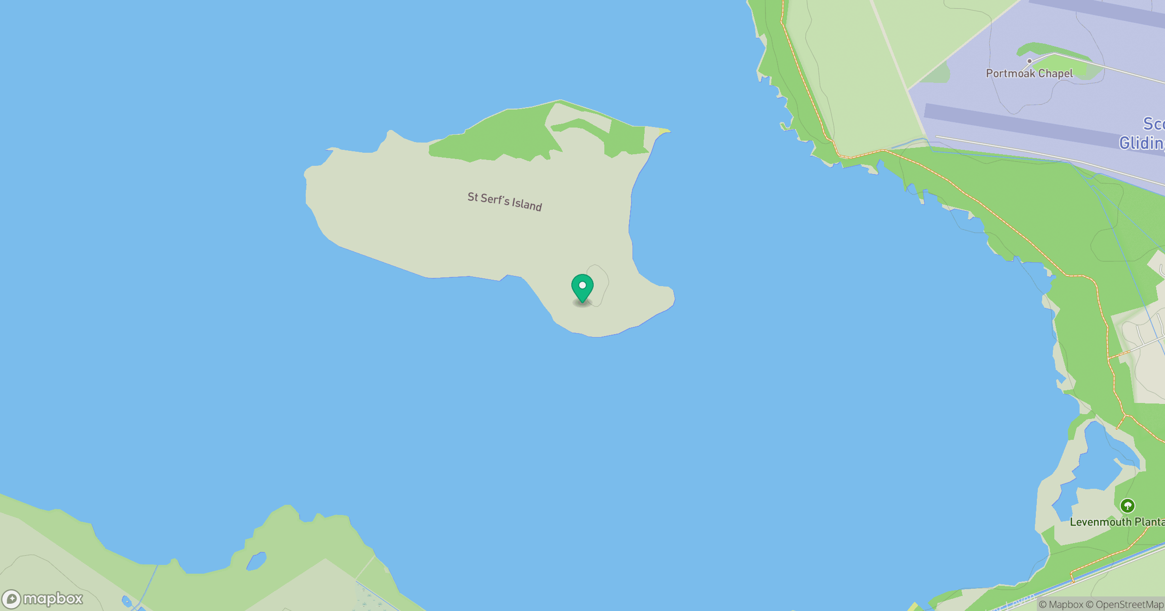 St Serf's Island location map