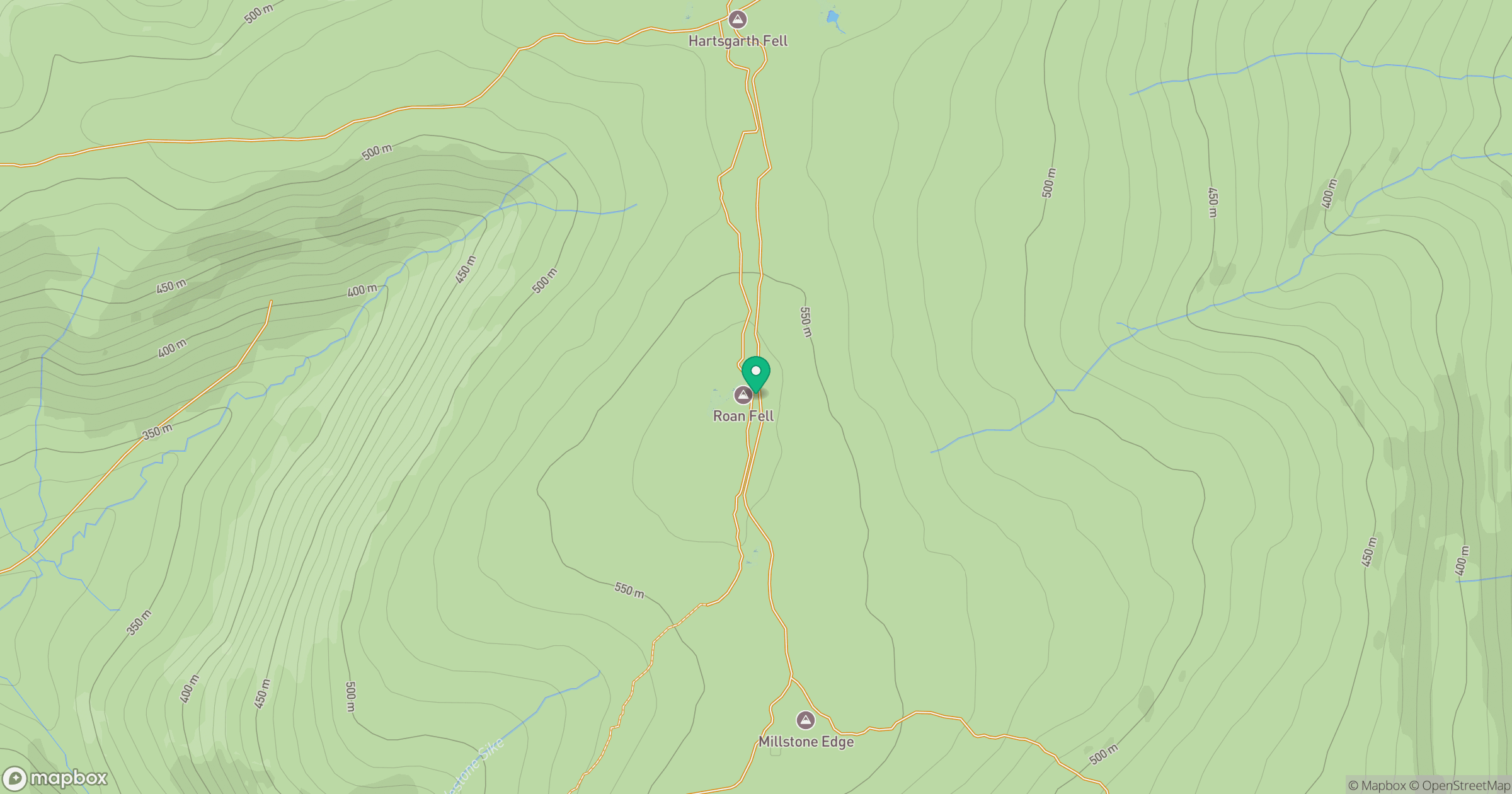 Roan Fell location map