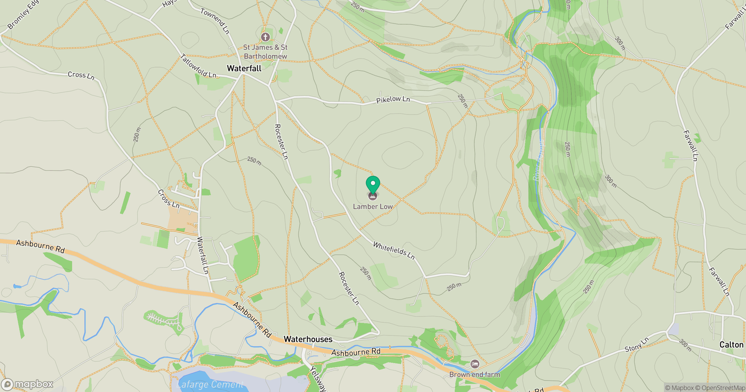 Lamber Low location map