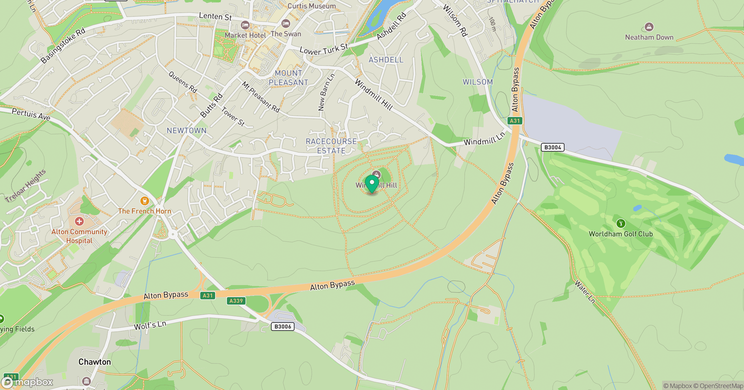 Windmill Hill location map
