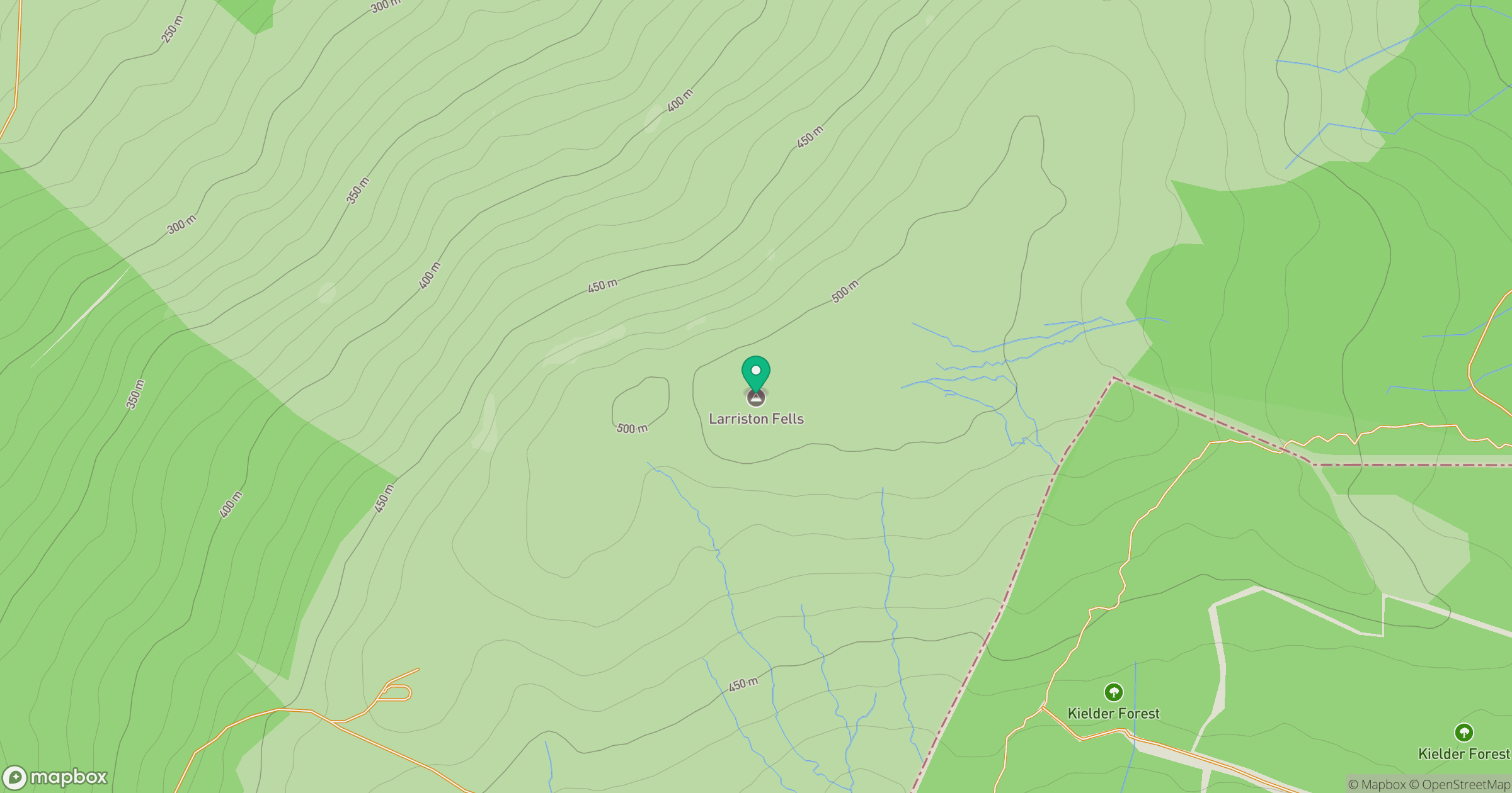 Larriston Fells location map