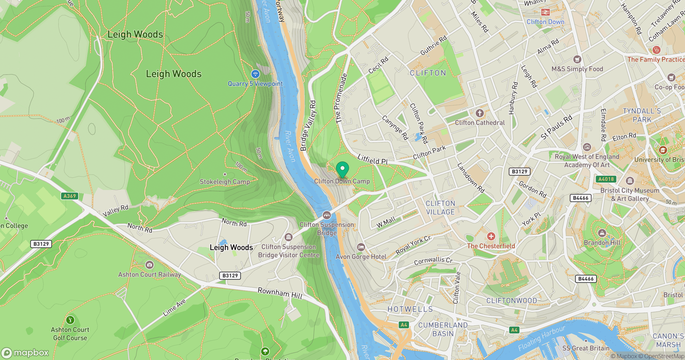 Observatory Hill location map