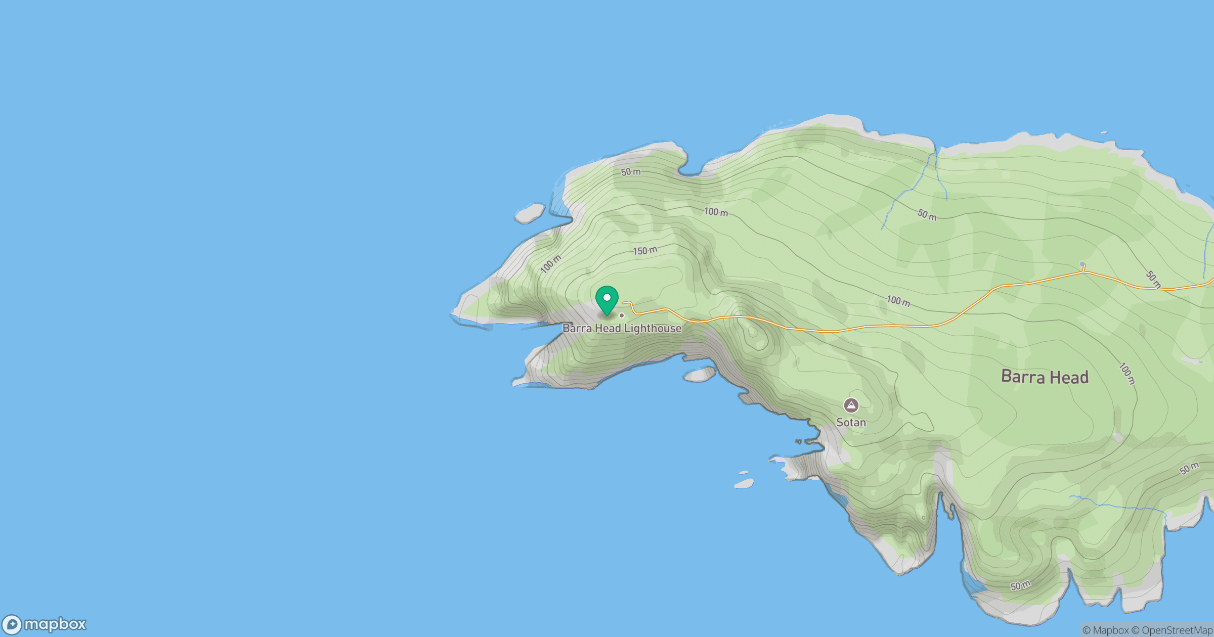 Sron an Duin location map