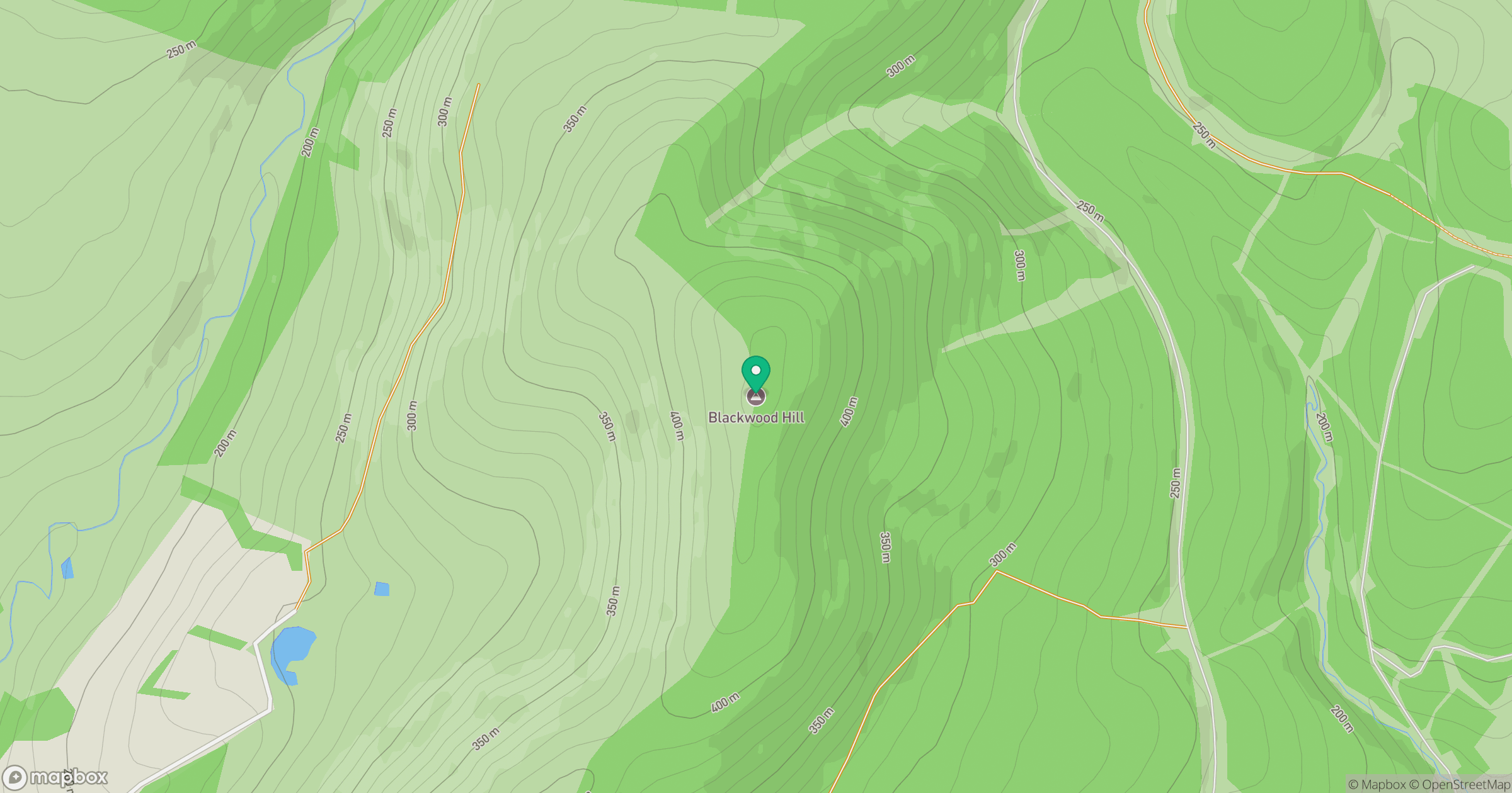 Blackwood Hill location map