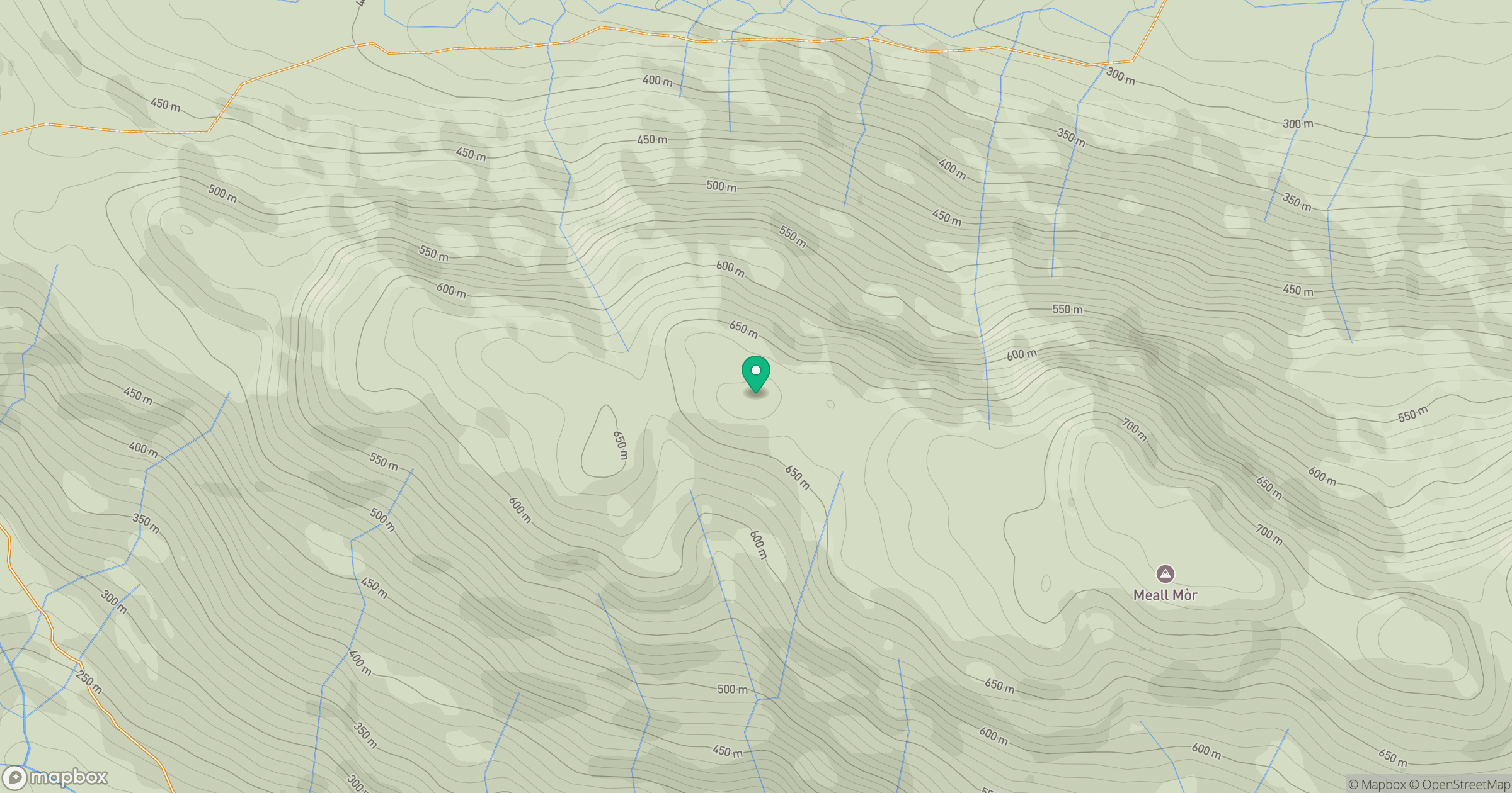 Meall Mor Near West Top location map