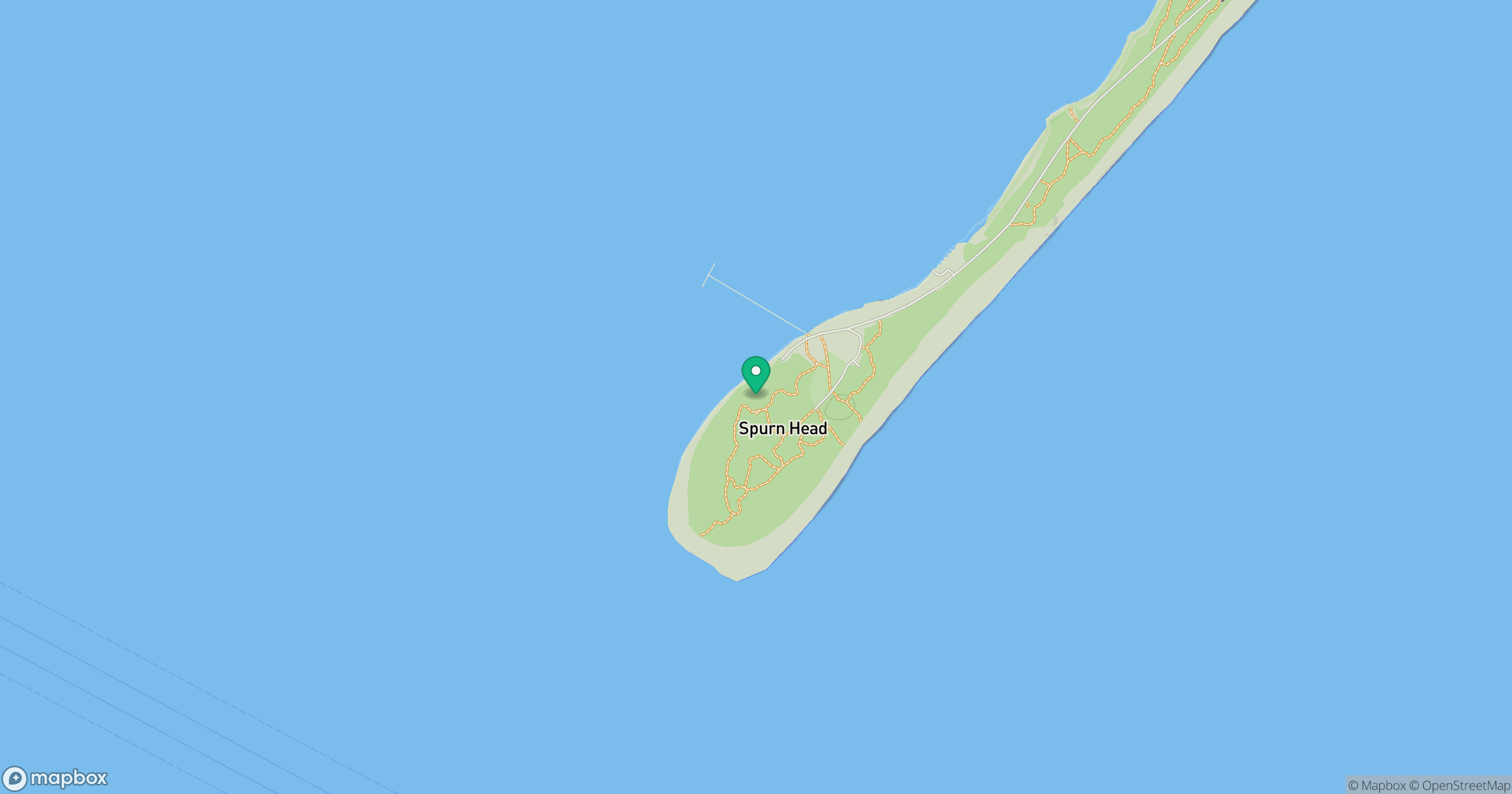 Spurn Island location map