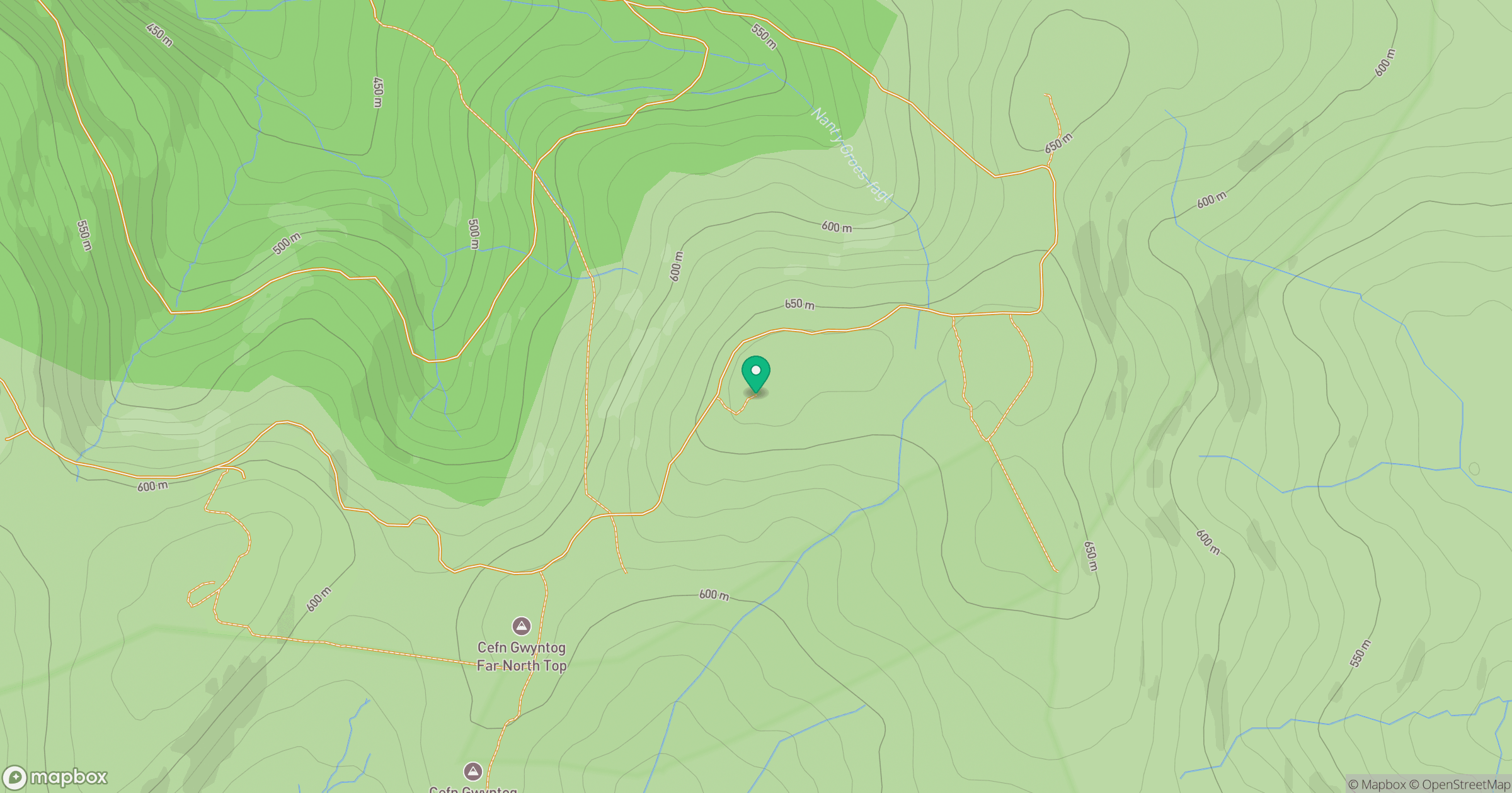 Foel Cedig location map