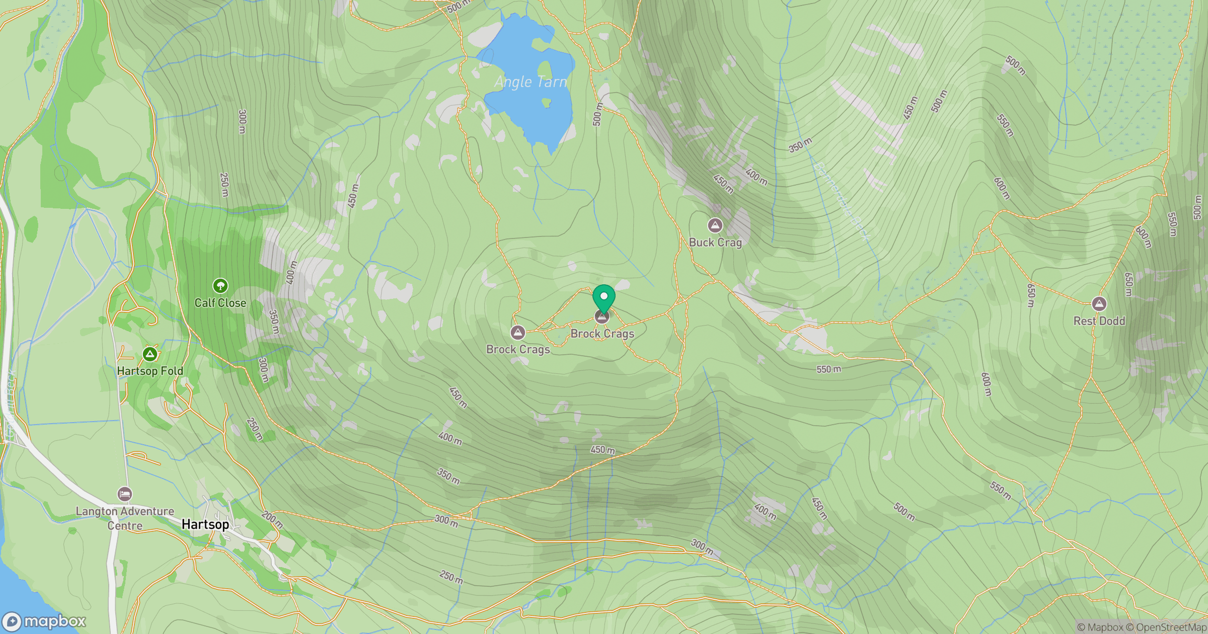 Brock Crags location map