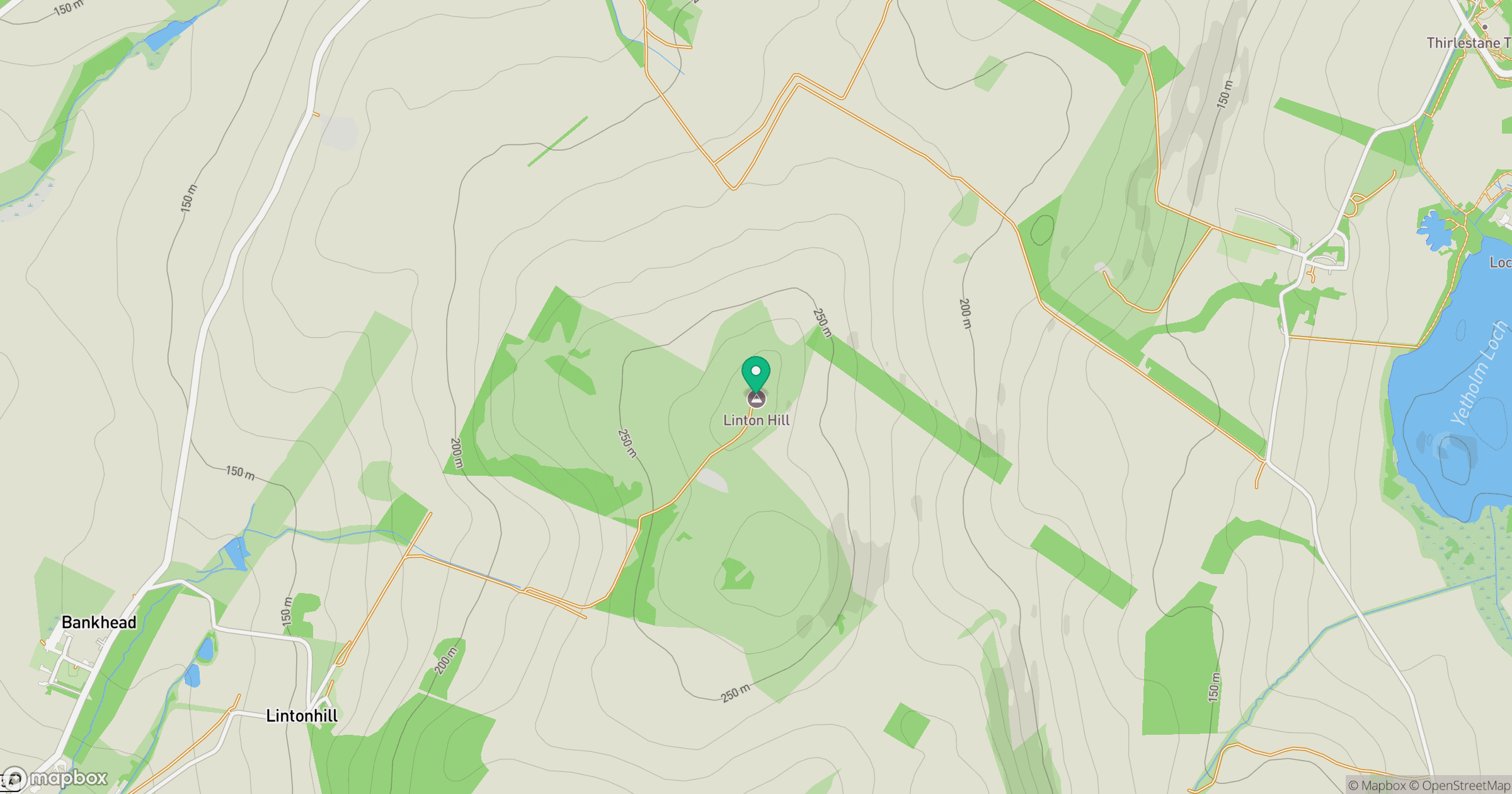 Linton Hill location map