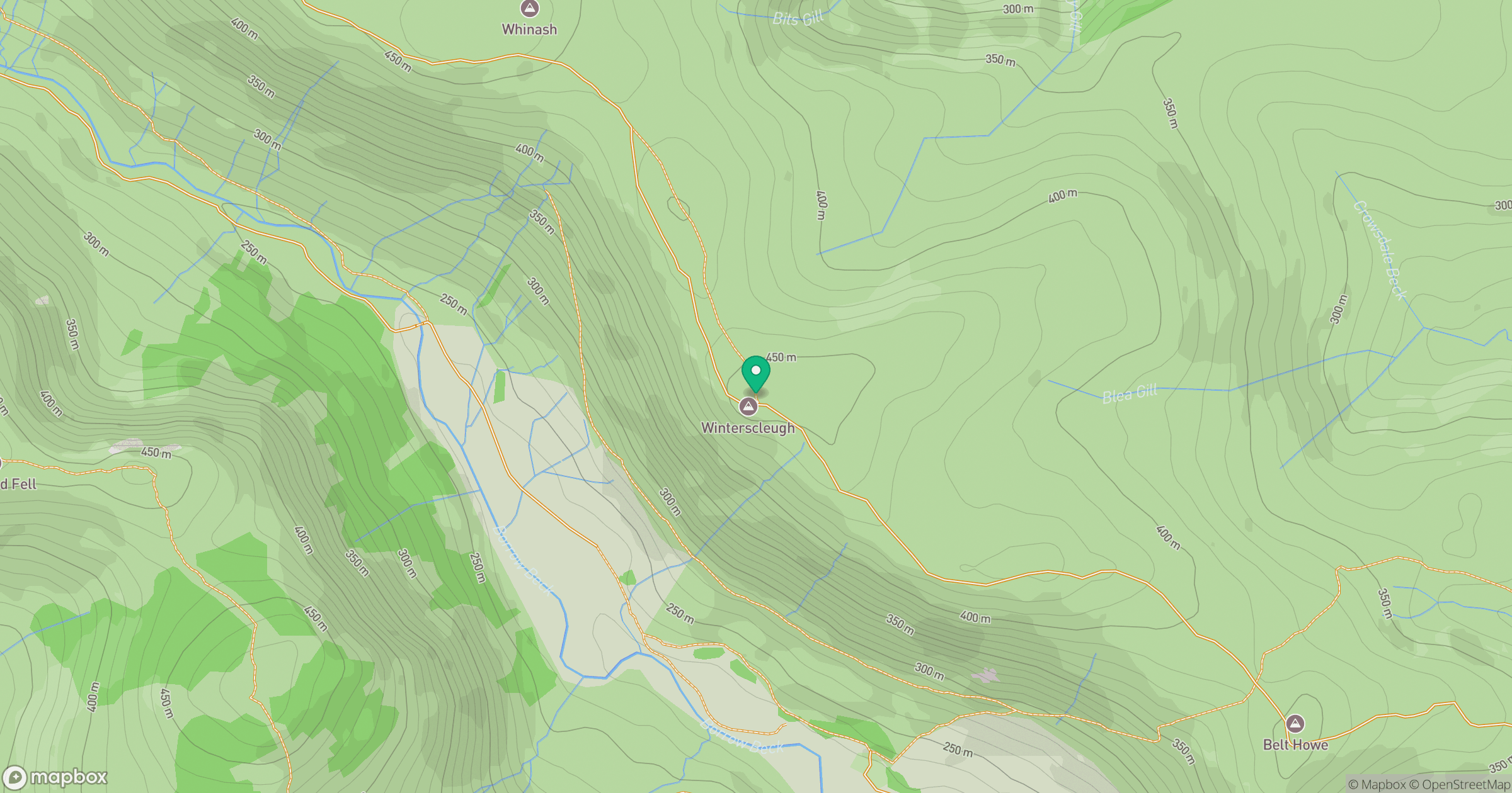 Winterscleugh location map