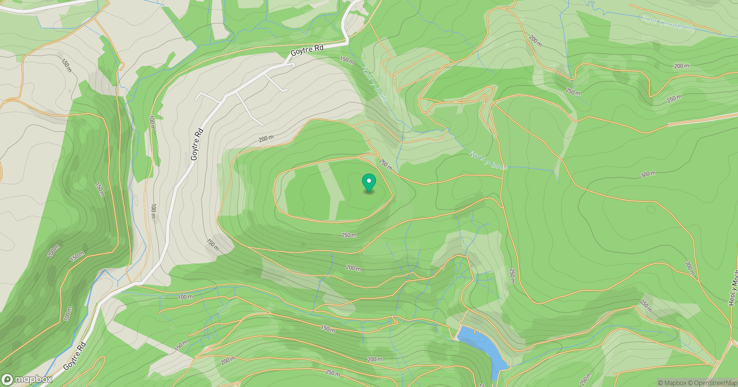 Moel Gallt-y-cwm location map