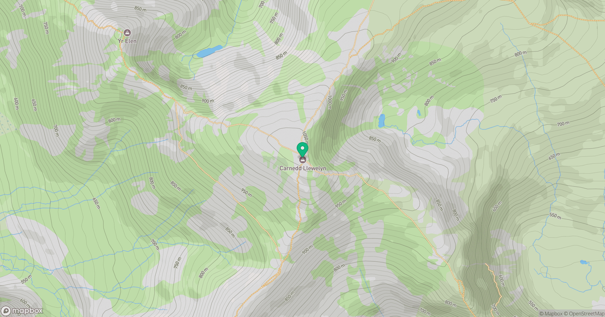 Carnedd Llewelyn location map