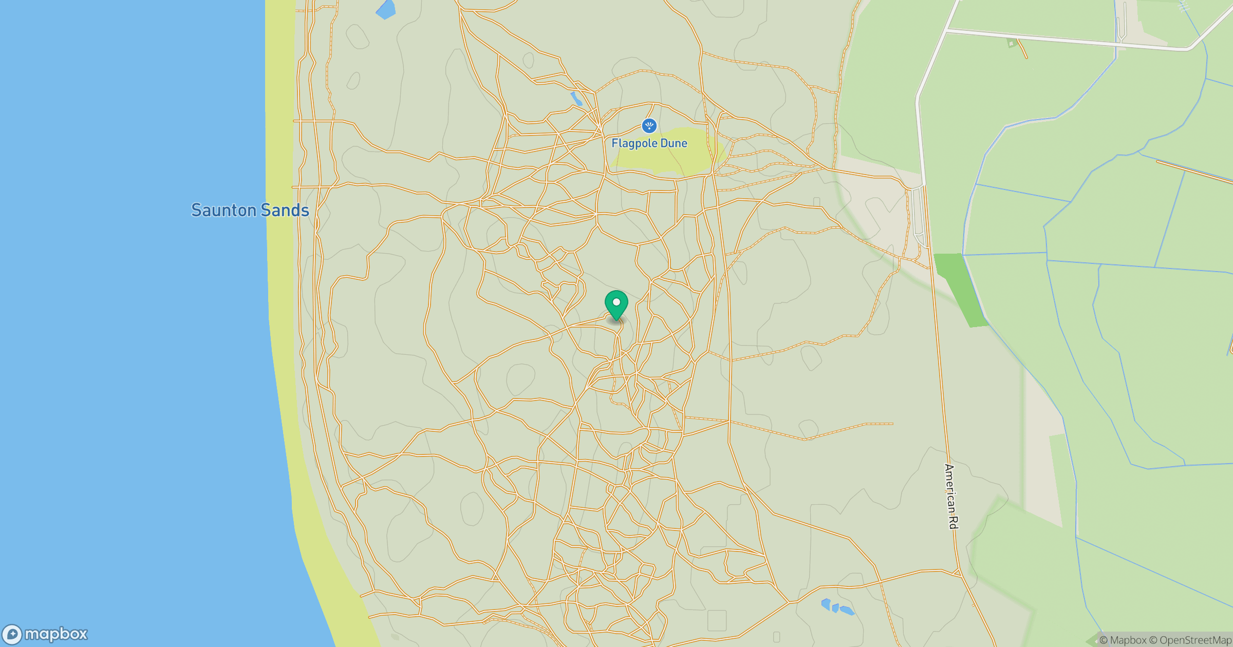 Braunton Burrows location map