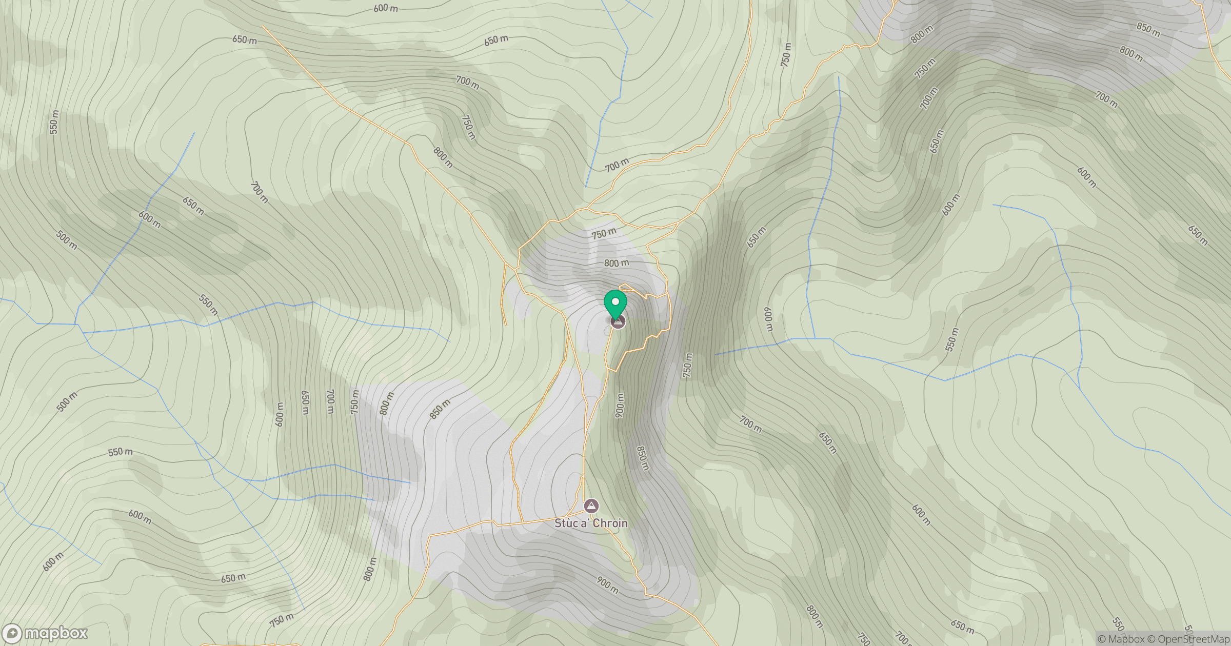 Stuc a' Chroin North Top location map