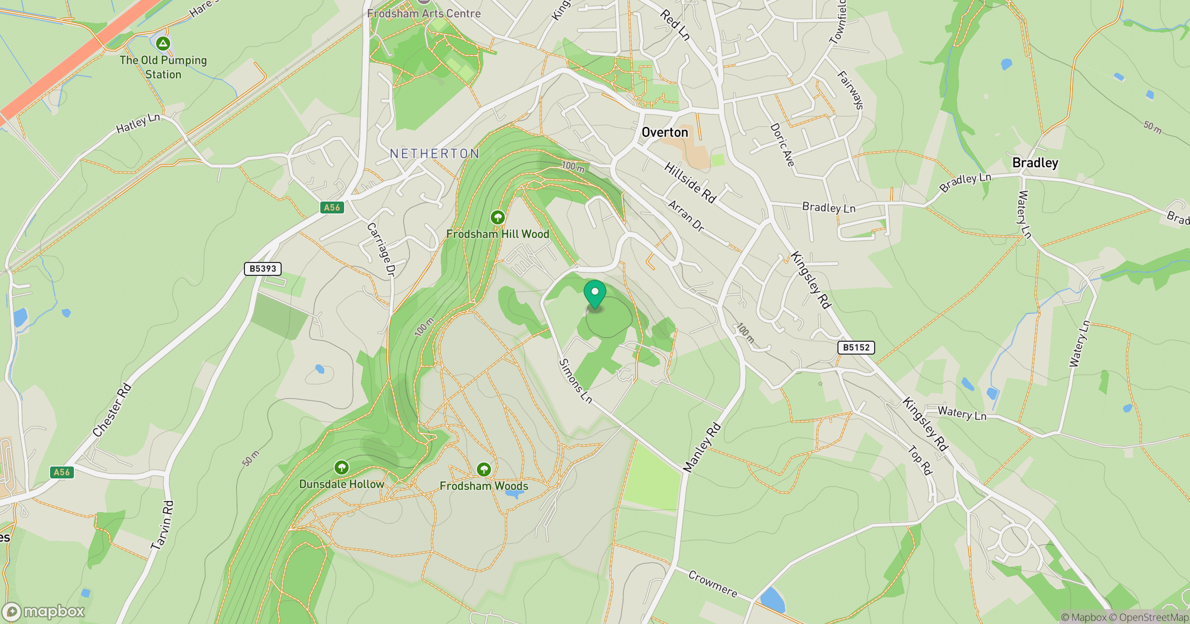 Beacon Hill location map