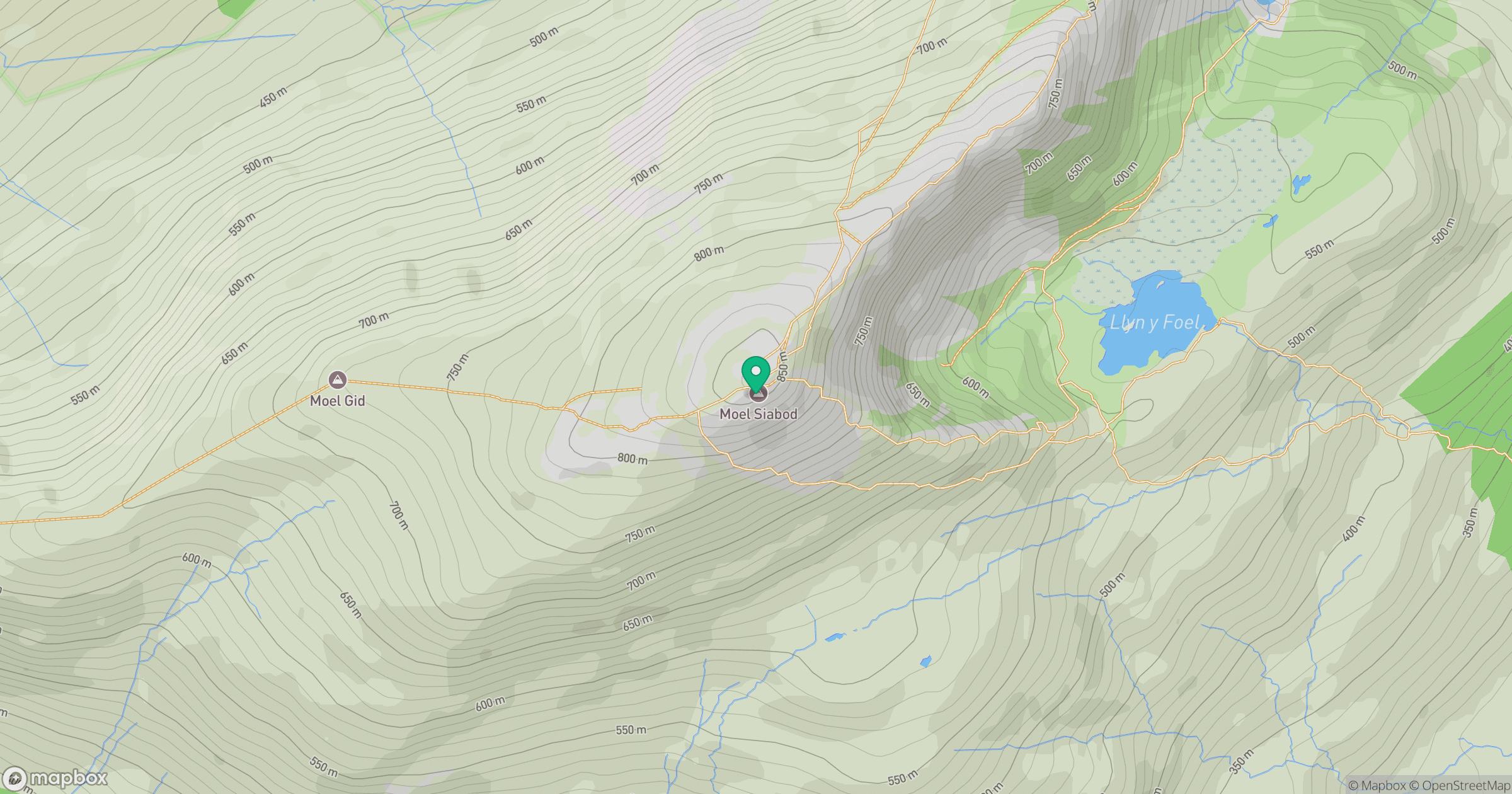 Moel Siabod location map