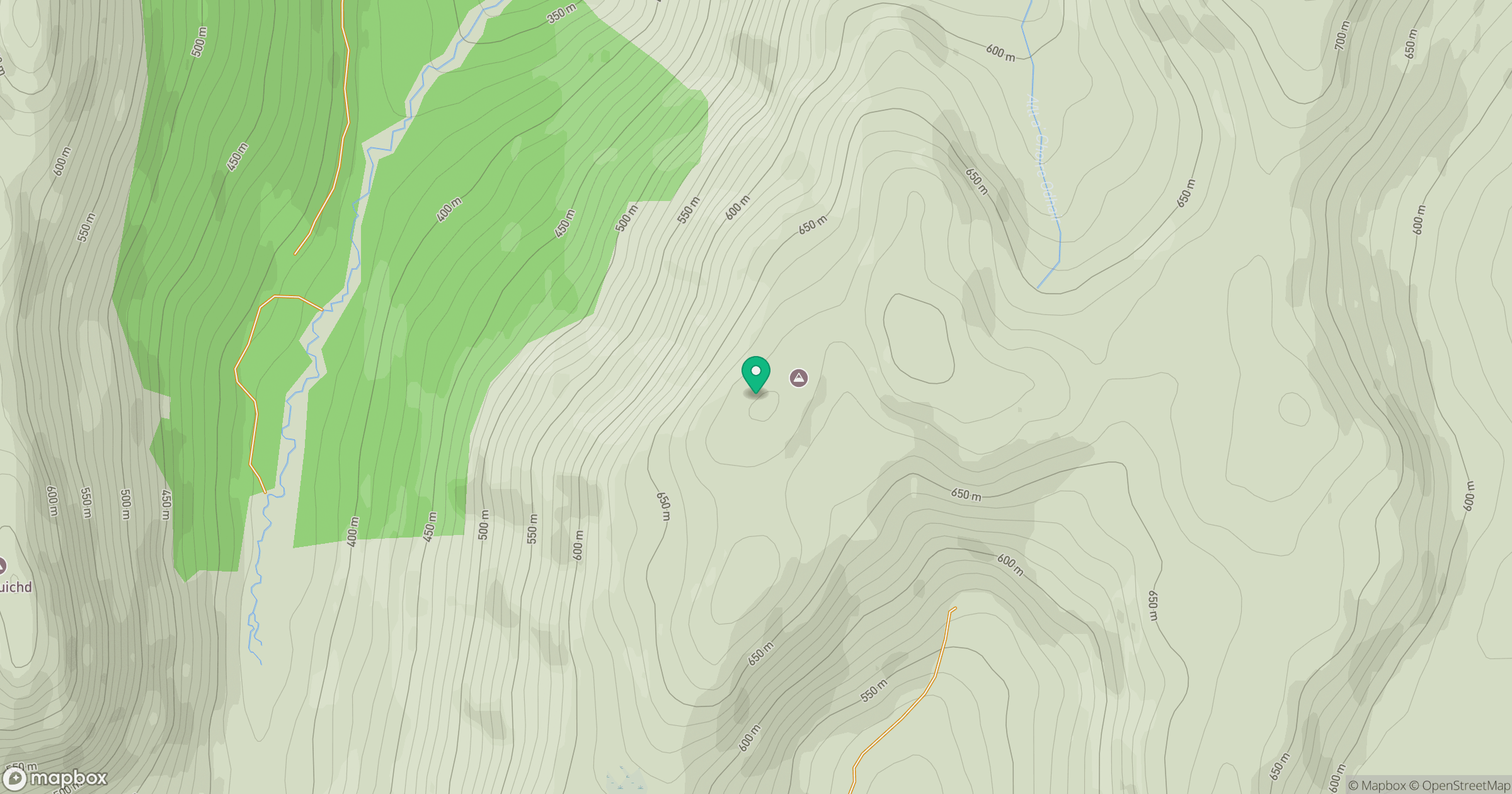 Taobh na Coille West Top location map