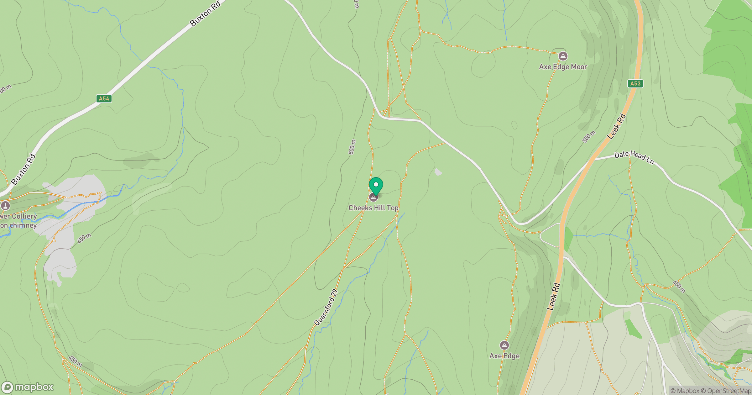 Cheeks Hill location map