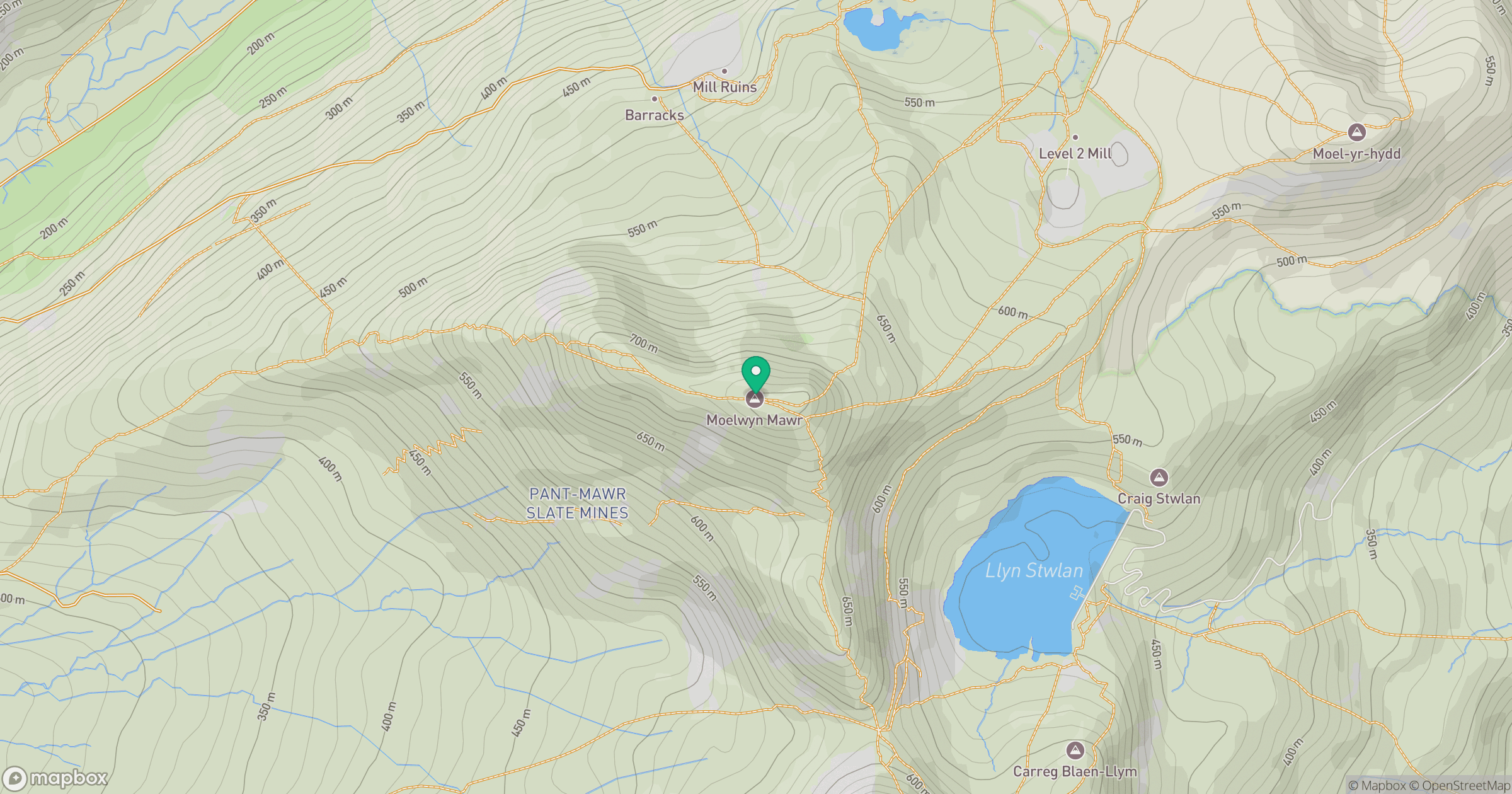 Moelwyn Mawr location map