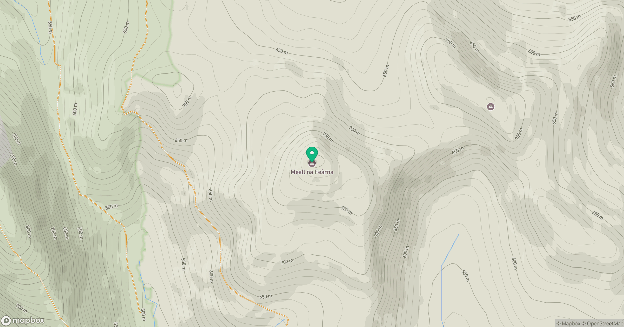 Meall na Fearna location map