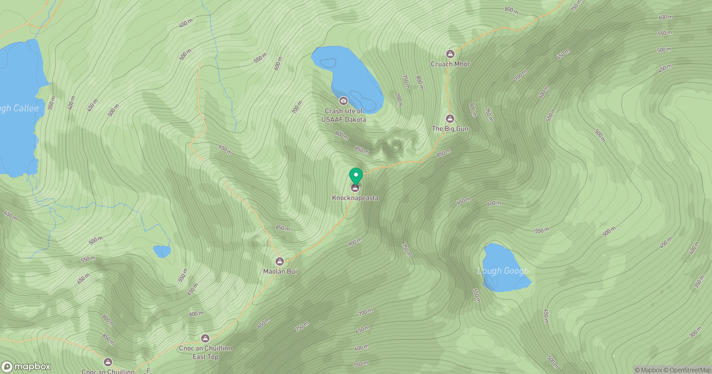 Cnoc na Peiste [Knocknapeasta] location map