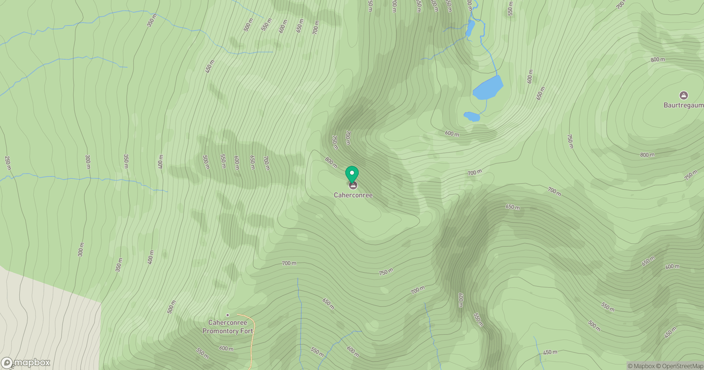 Caherconree location map