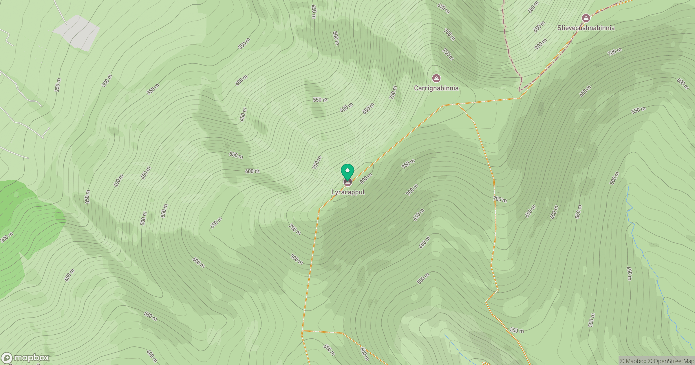 Lyracappul [Ladhar an Chapaill] location map