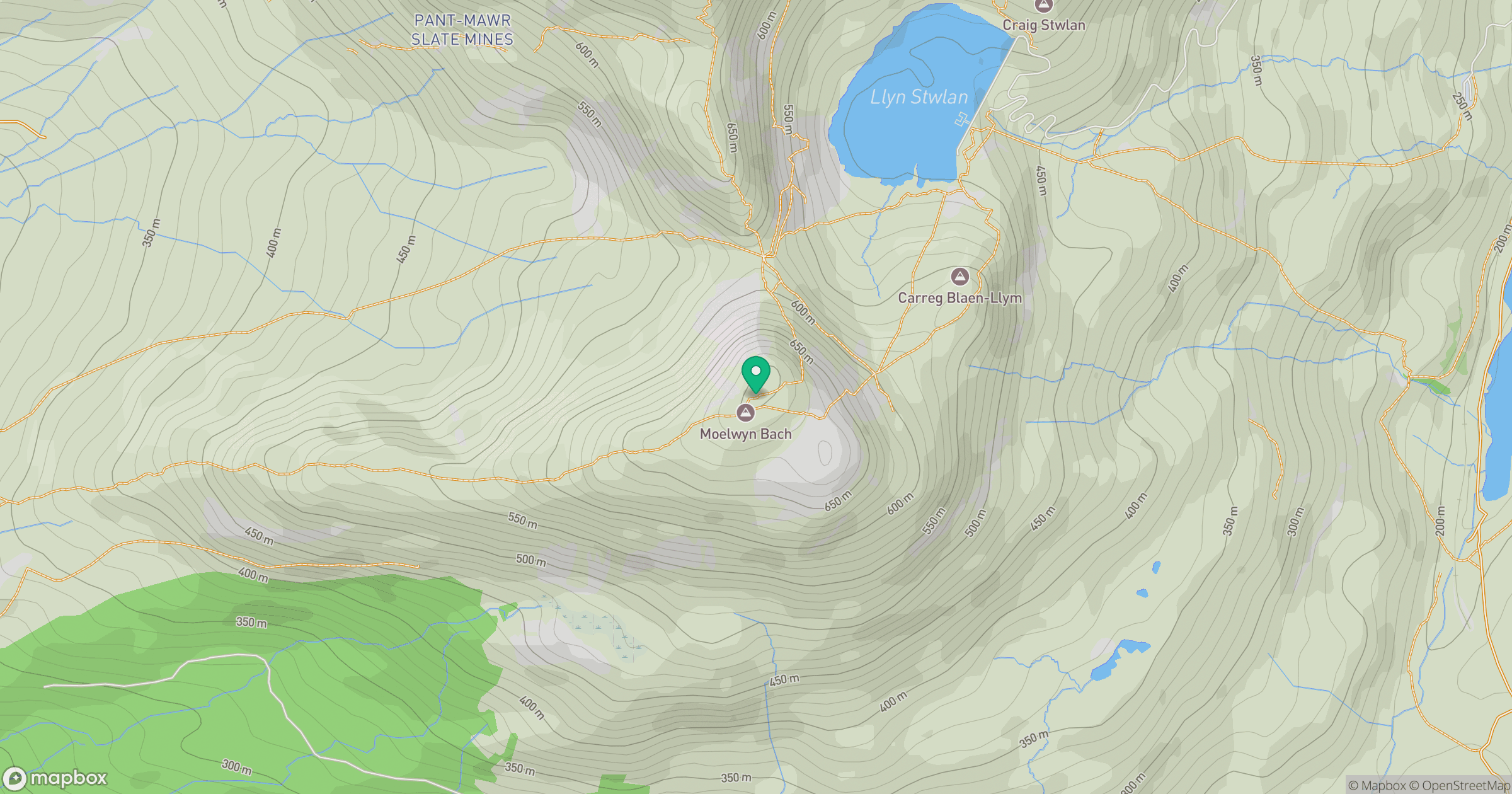 Moelwyn Bach location map