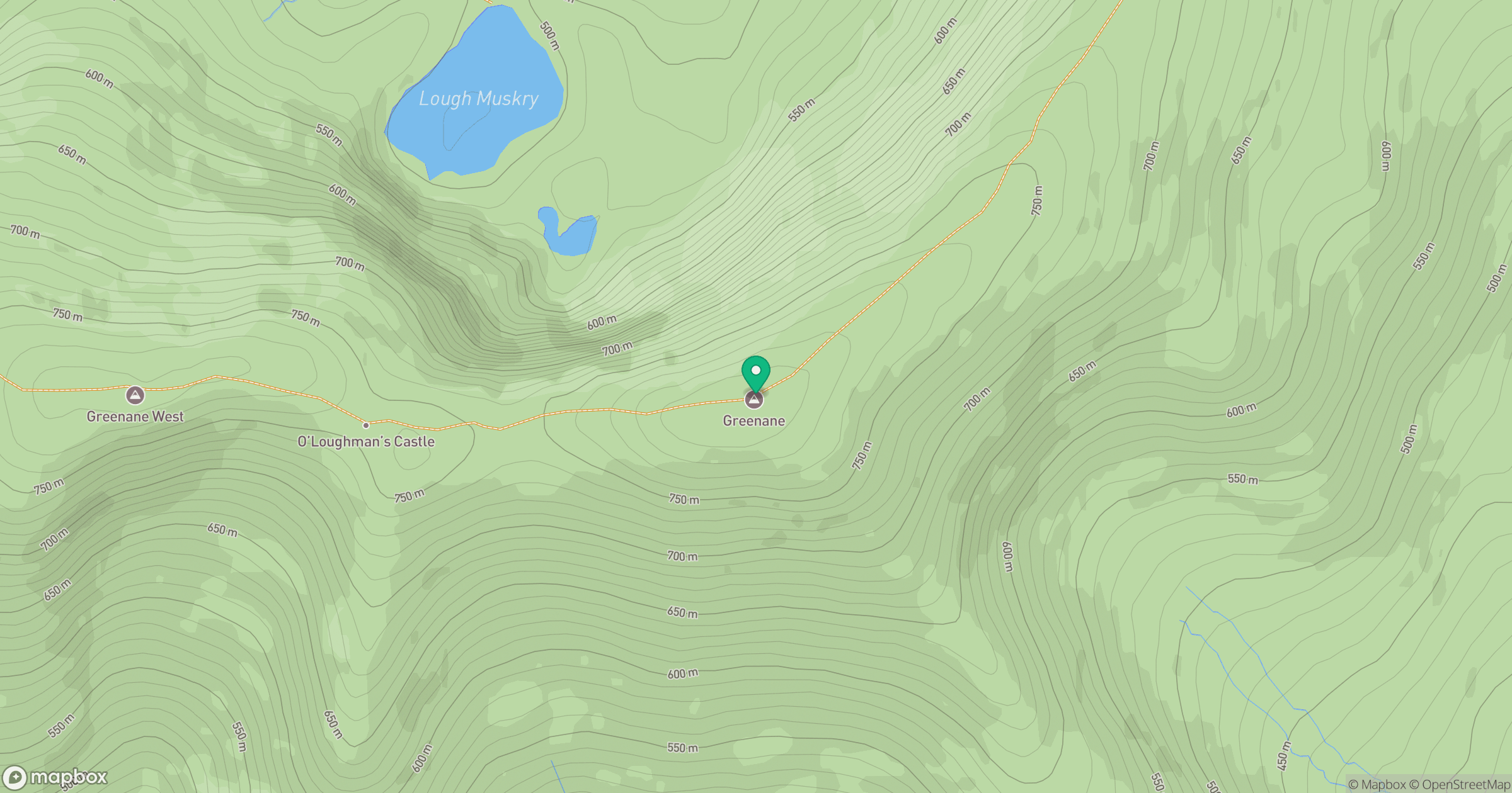 Greenane location map