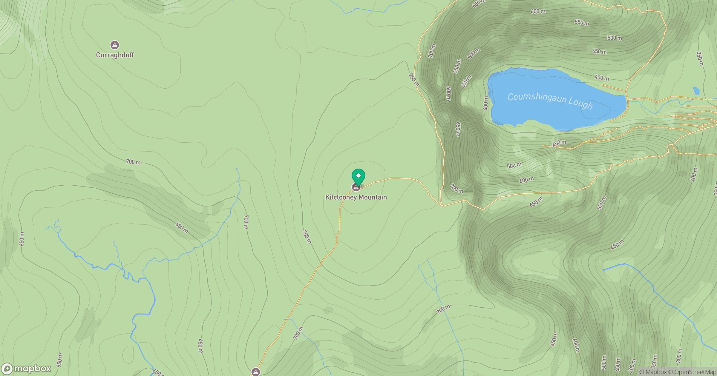 Kilclooney Mountain [Fauscoum] location map