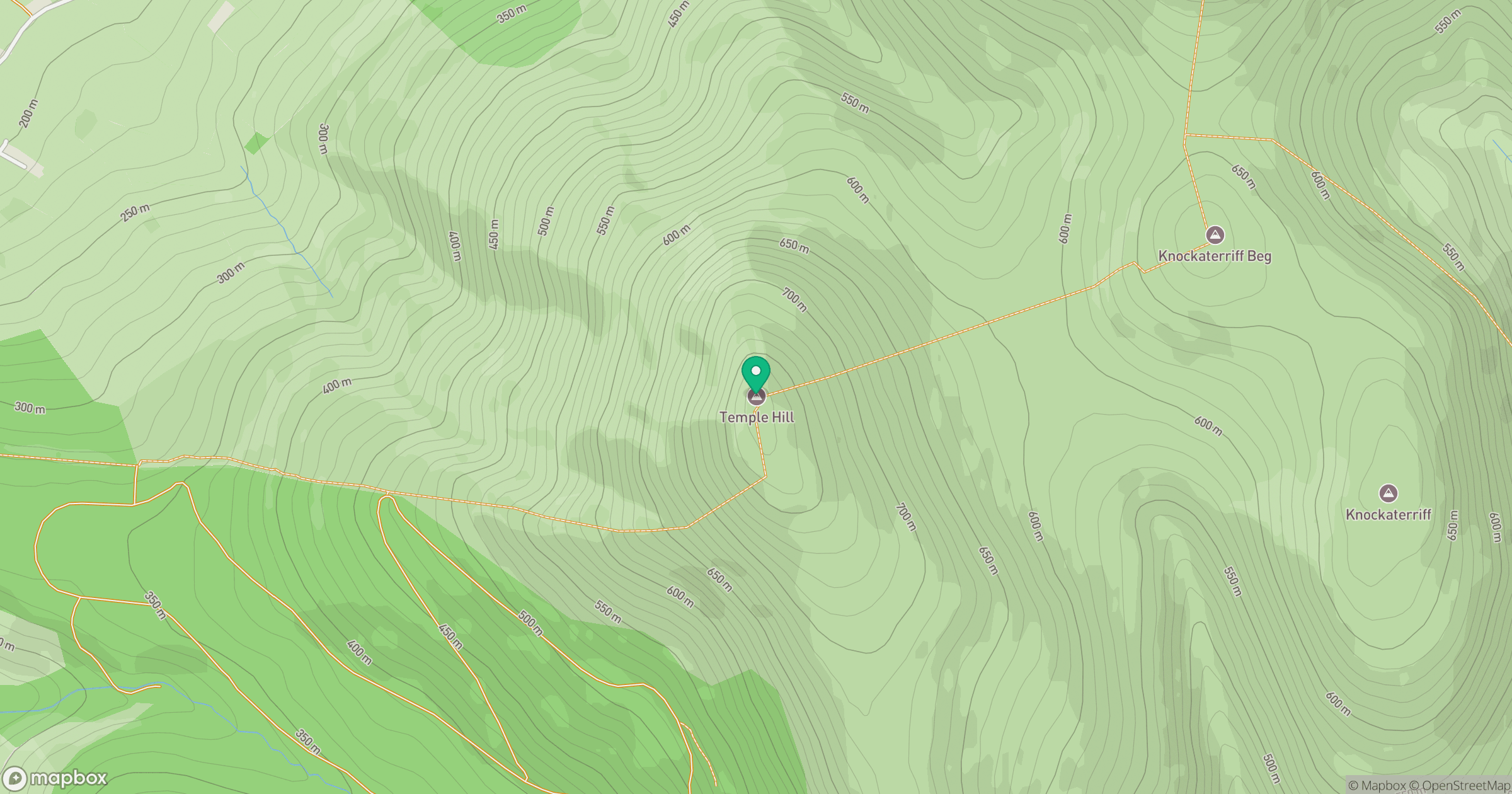 Temple Hill location map