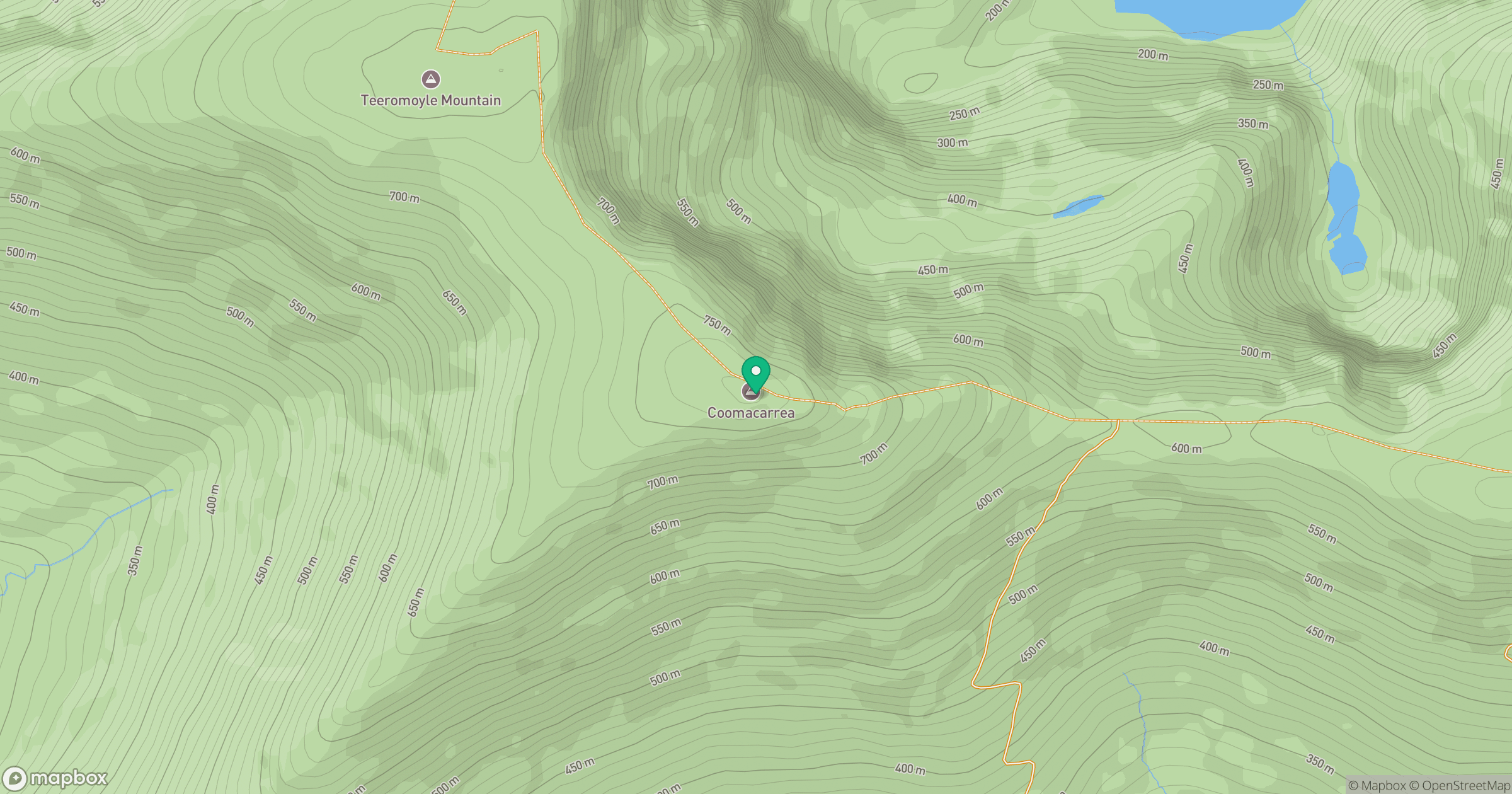 Coomacarrea [Com an Charria] location map