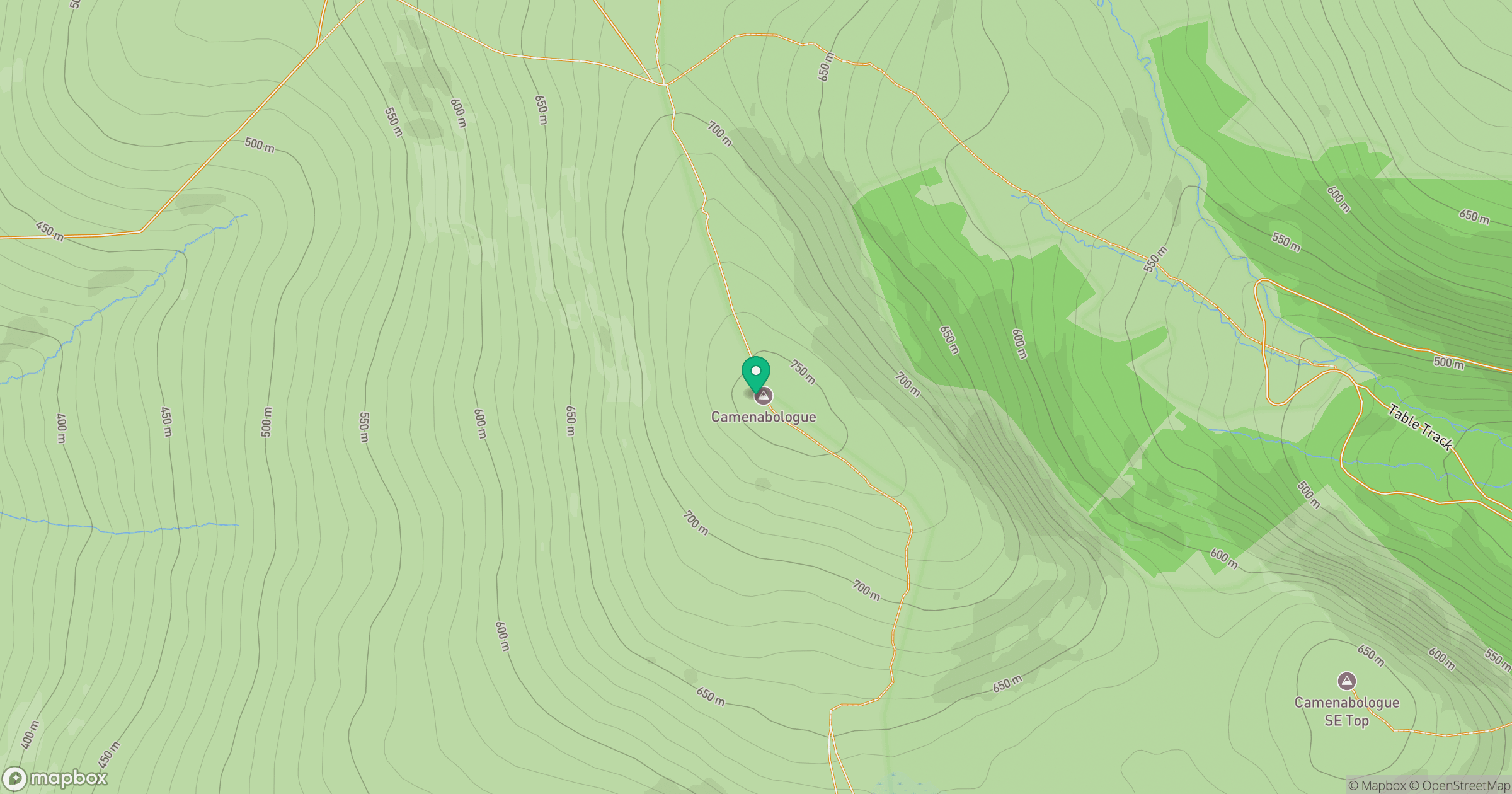 Camenabologue location map