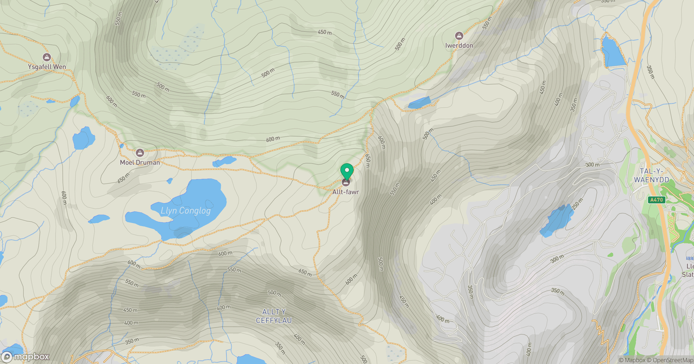 Allt-fawr location map
