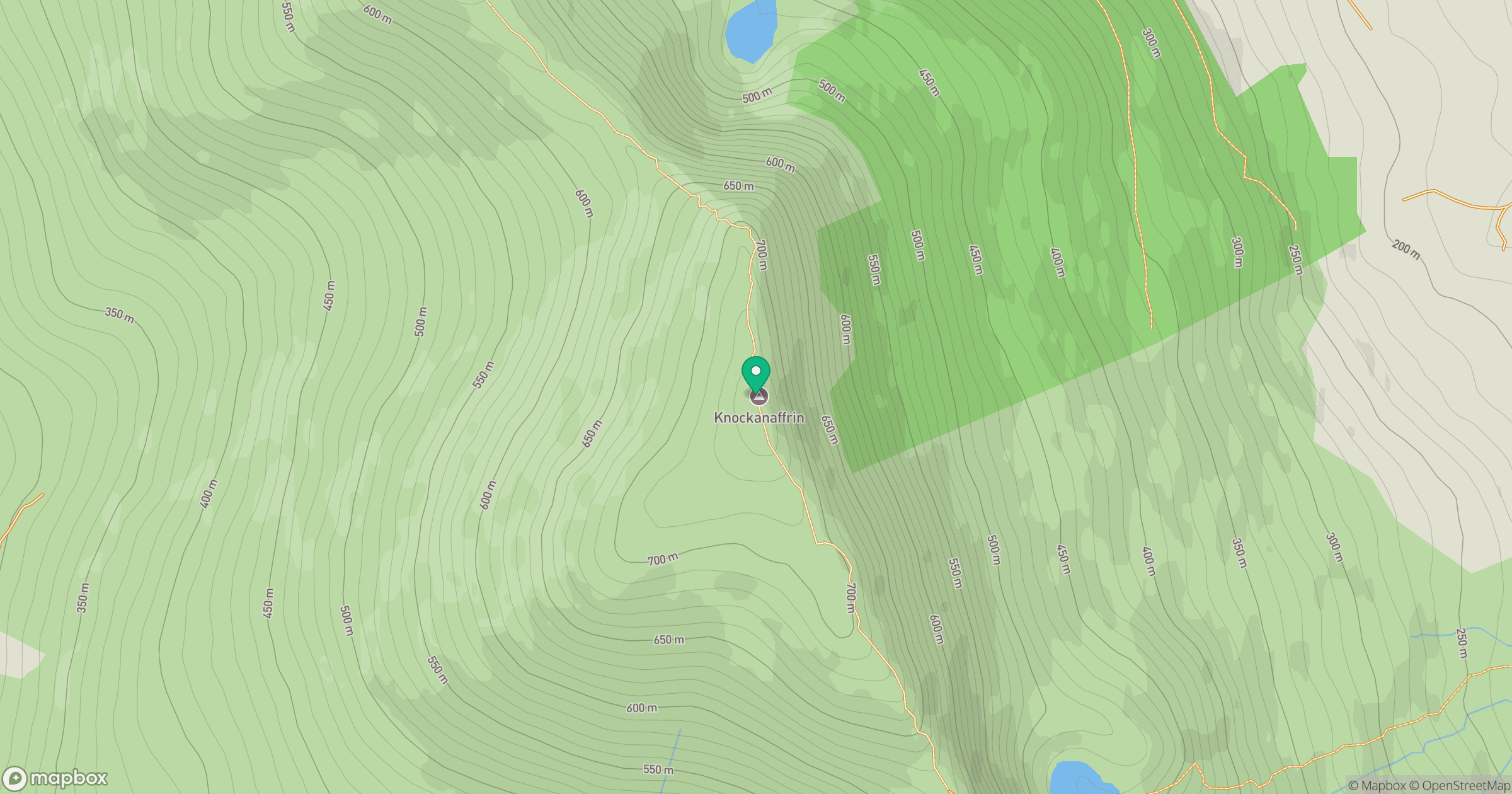 Knockanaffrin [Cnoc an Aifrinn] location map
