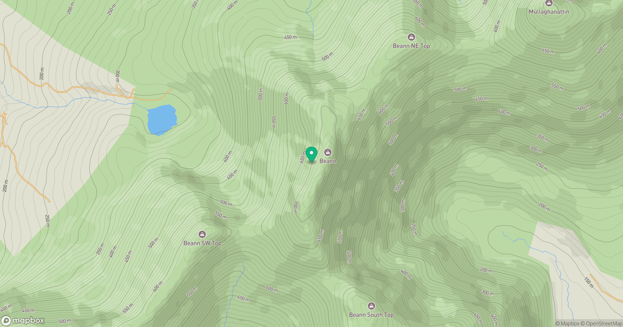 Beann location map