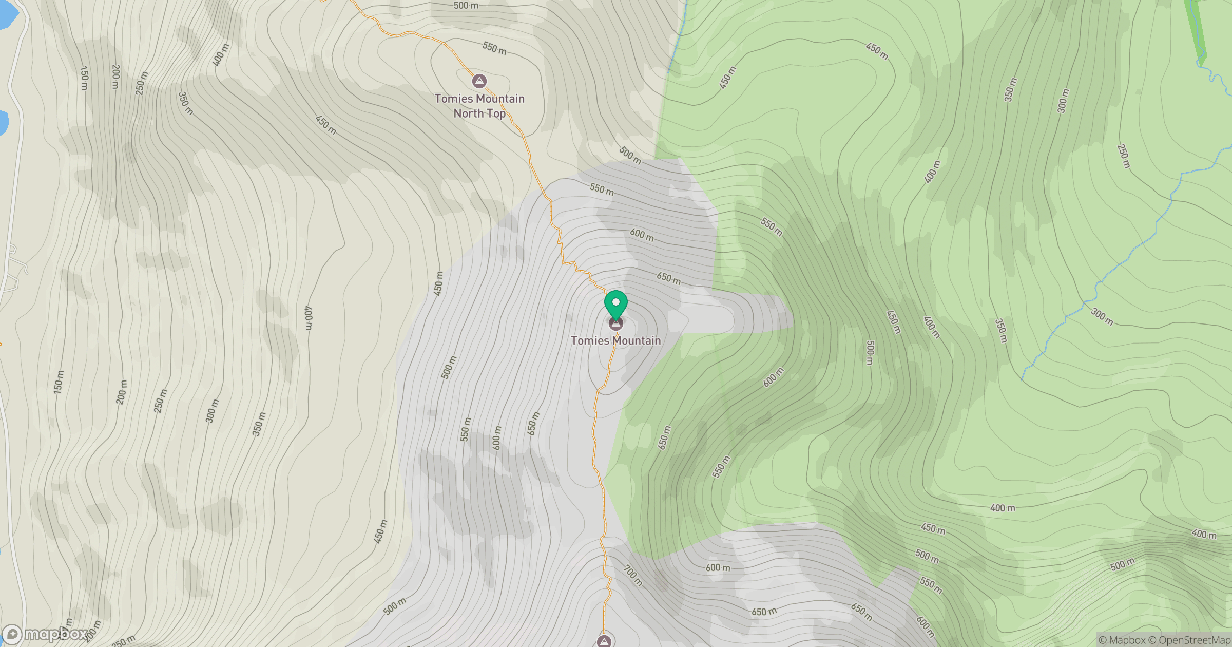 Tomies Mountain [An Chathair] location map